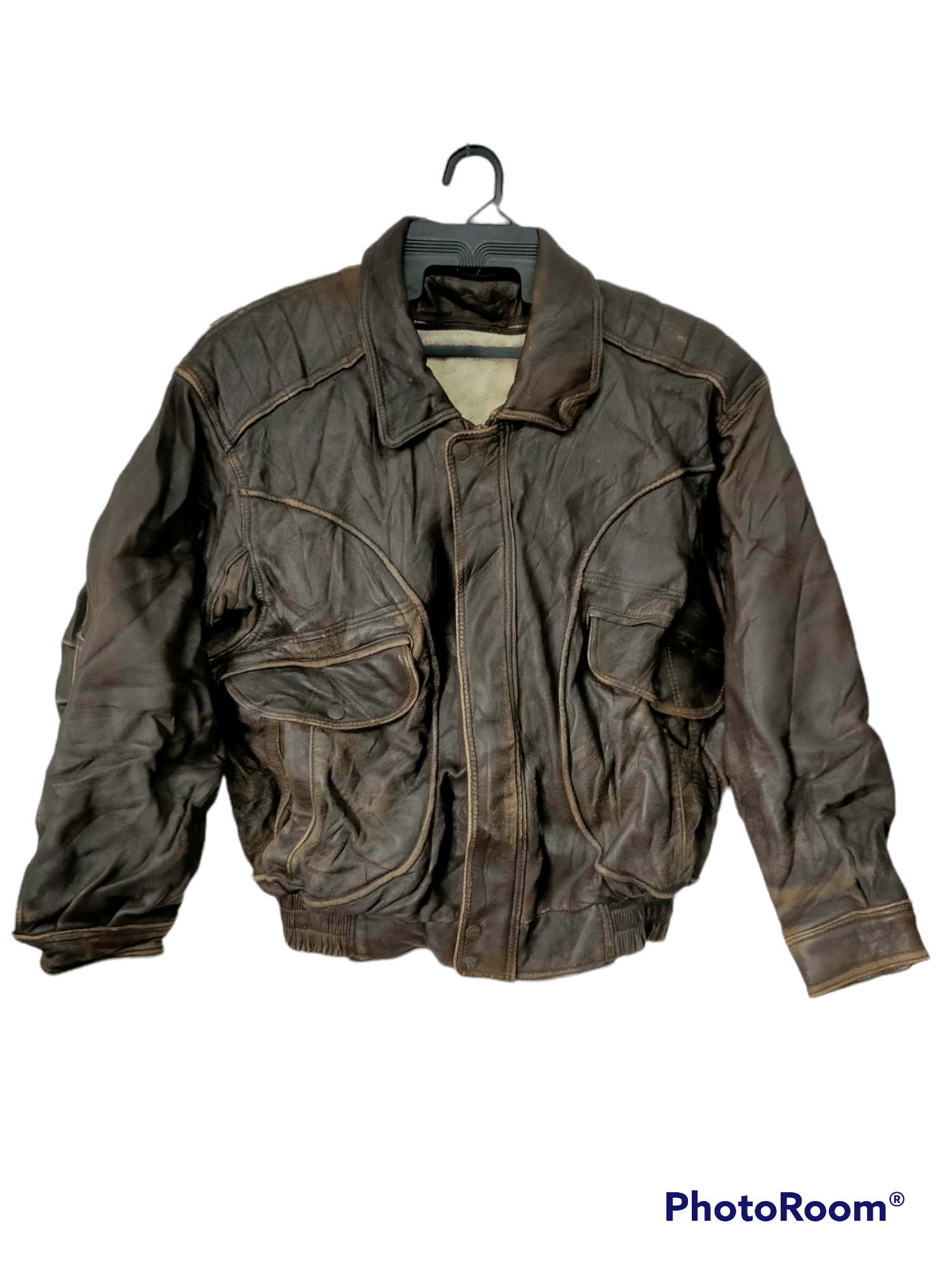 Adidas × Vintage Adidas Equipment leather jacket EQT 90s 80s