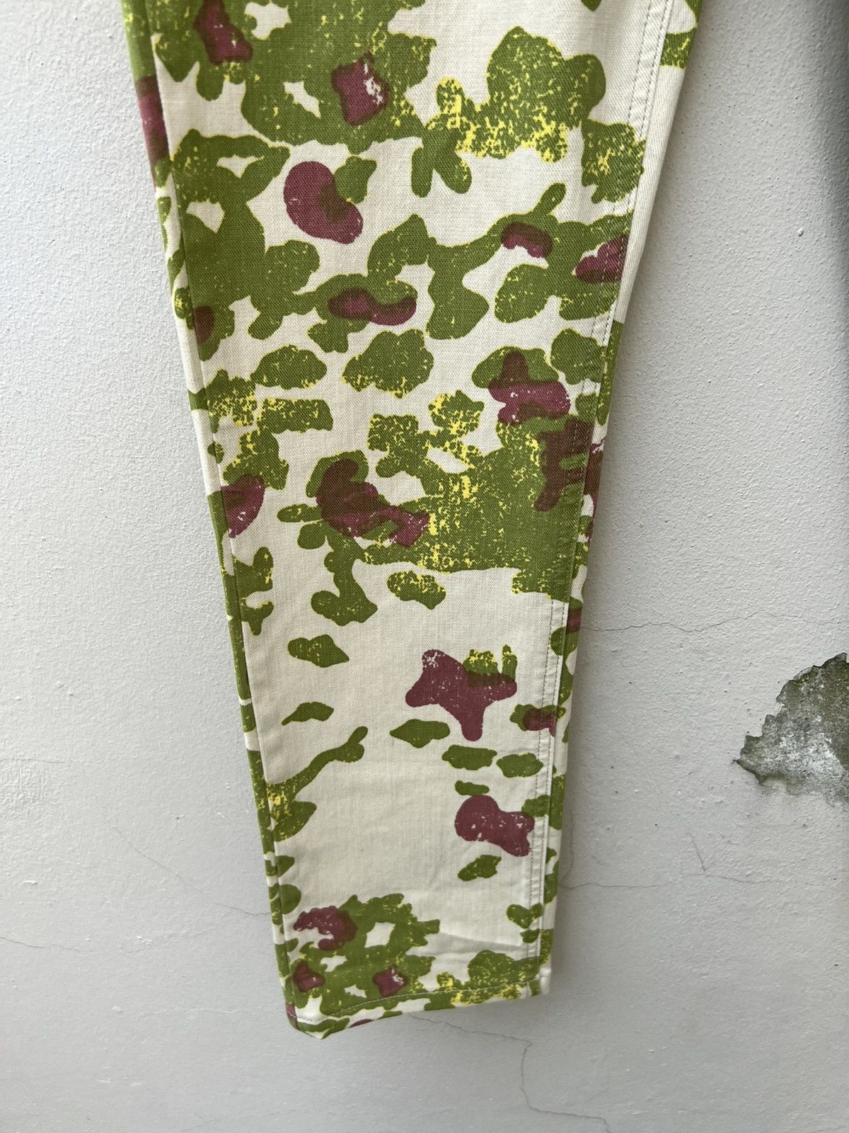 HOLLYWOOD RANCH MARKET Vintage HR Market Japan Psychedelic Camouflage Cropped Jeans Size US 30 / EU 46 - 10 Thumbnail