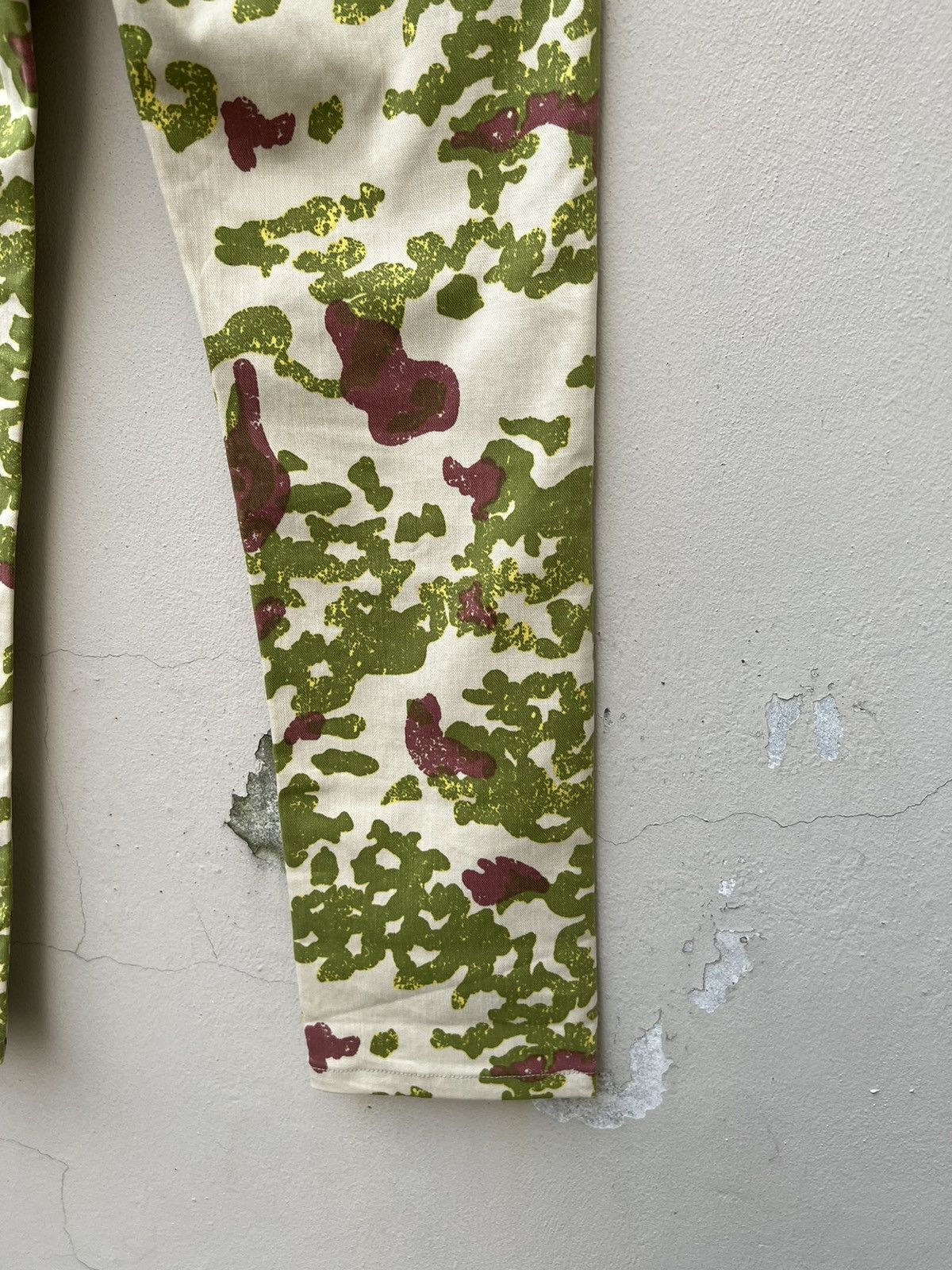 HOLLYWOOD RANCH MARKET Vintage HR Market Japan Psychedelic Camouflage Cropped Jeans Size US 30 / EU 46 - 20 Thumbnail