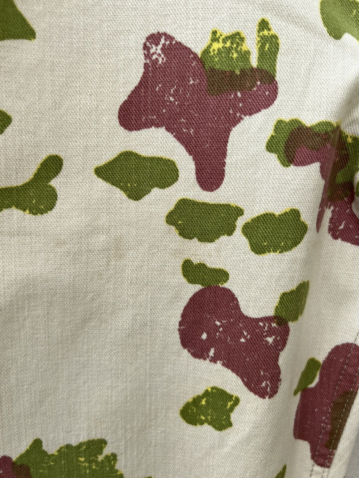 HOLLYWOOD RANCH MARKET Vintage HR Market Japan Psychedelic Camouflage Cropped Jeans Size US 30 / EU 46 - 9 Thumbnail