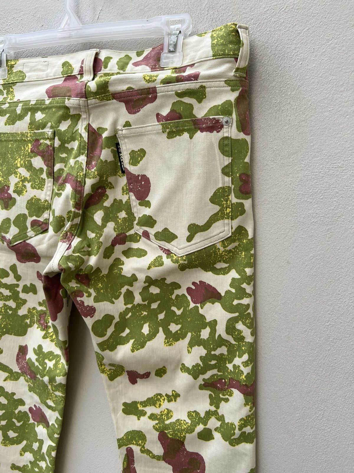 HOLLYWOOD RANCH MARKET Vintage HR Market Japan Psychedelic Camouflage Cropped Jeans Size US 30 / EU 46 - 18 Thumbnail