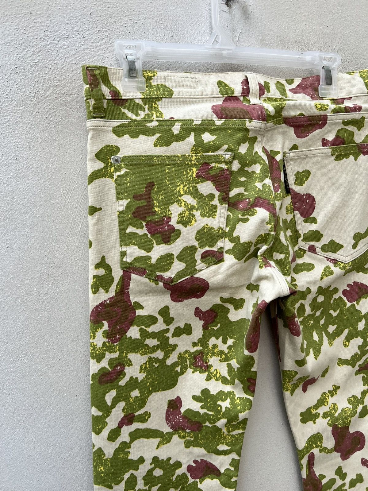 HOLLYWOOD RANCH MARKET Vintage HR Market Japan Psychedelic Camouflage Cropped Jeans Size US 30 / EU 46 - 16 Thumbnail