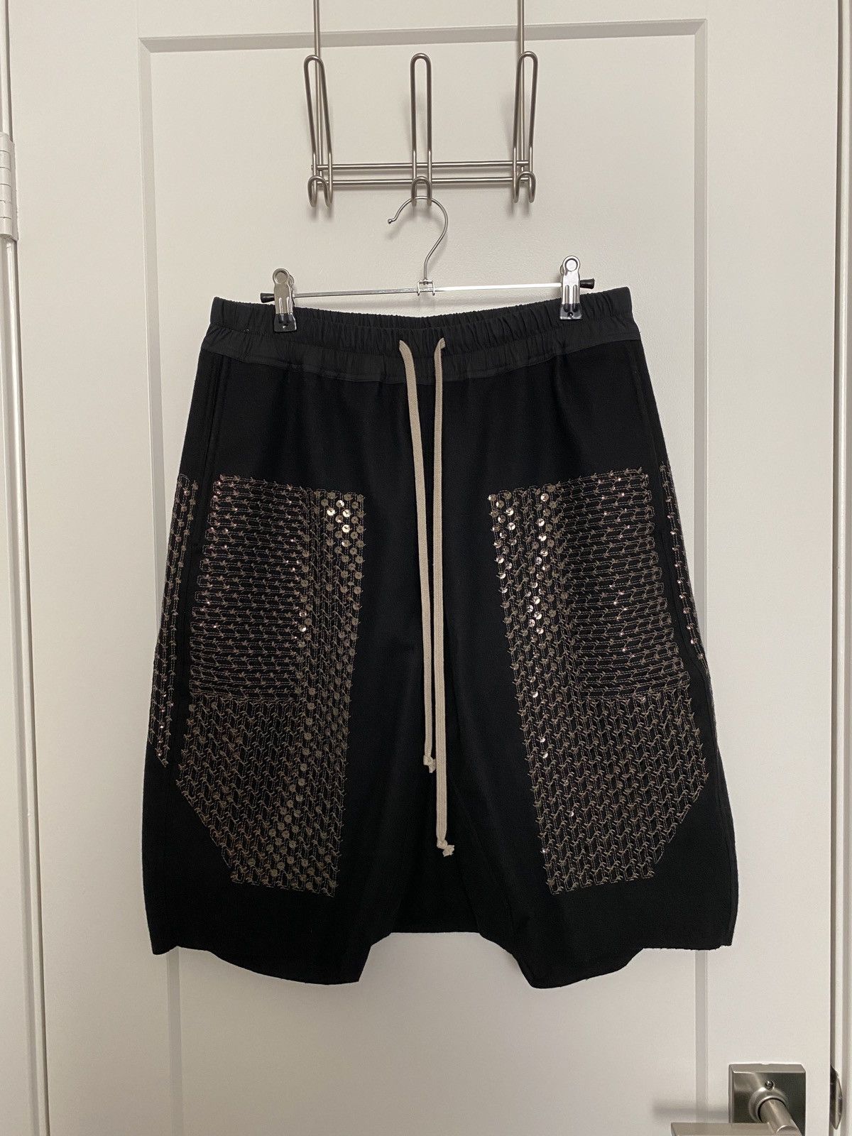 Rick Owens Rick Owens Sphinx FW15 Sequinned Boxer Pods Shorts
