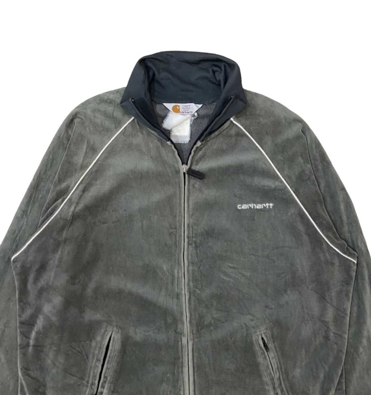 Carhartt Vintage Carhartt Velvet Lightweight Zipper Jacket Size US S / EU 44-46 / 1 - 3 Thumbnail