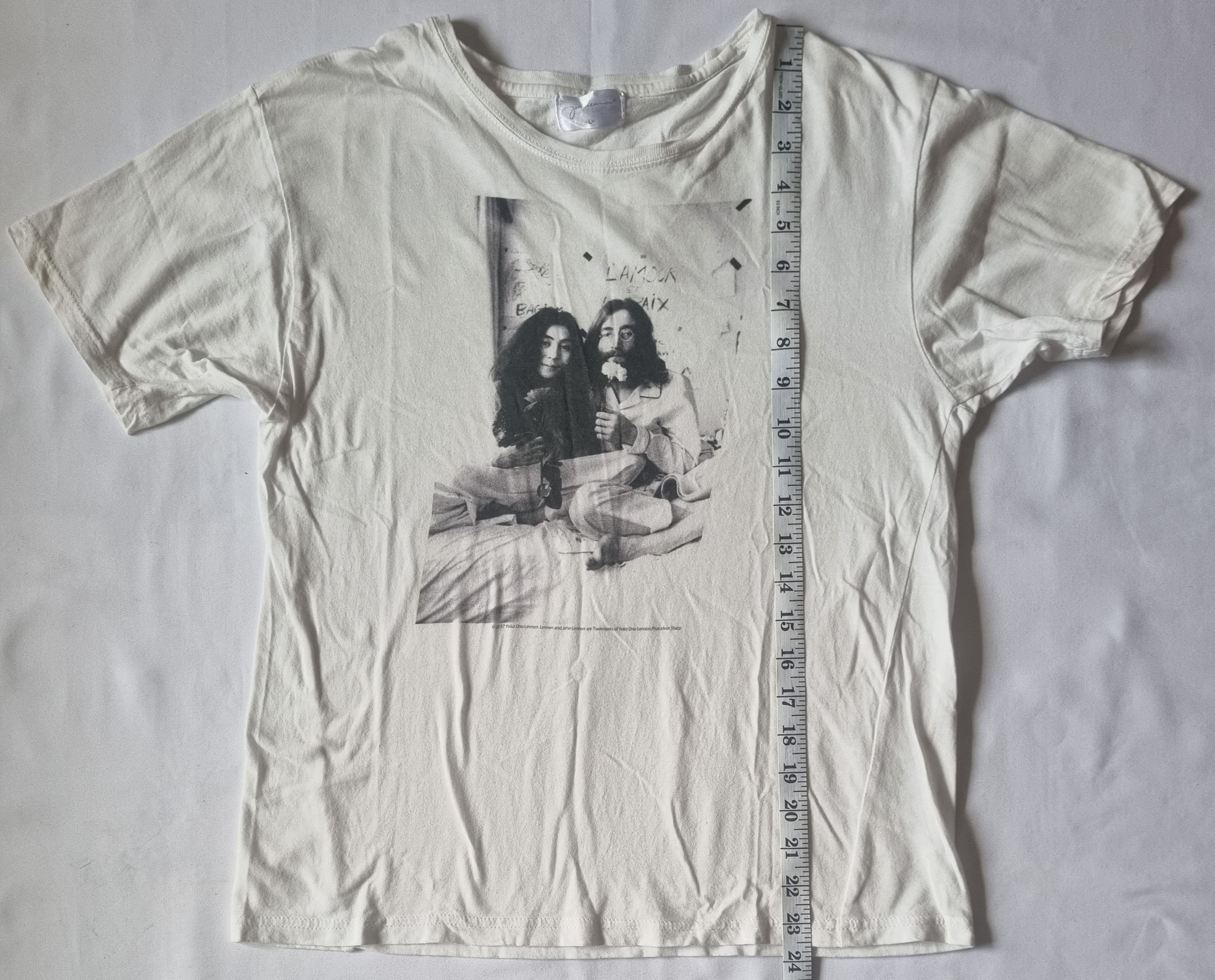 Band Tees × Rare × Vintage John Lennon And Yoko Ono T Shirt Band Tees × Rare × Vintage John Lennon And Yoko Ono T Shirt