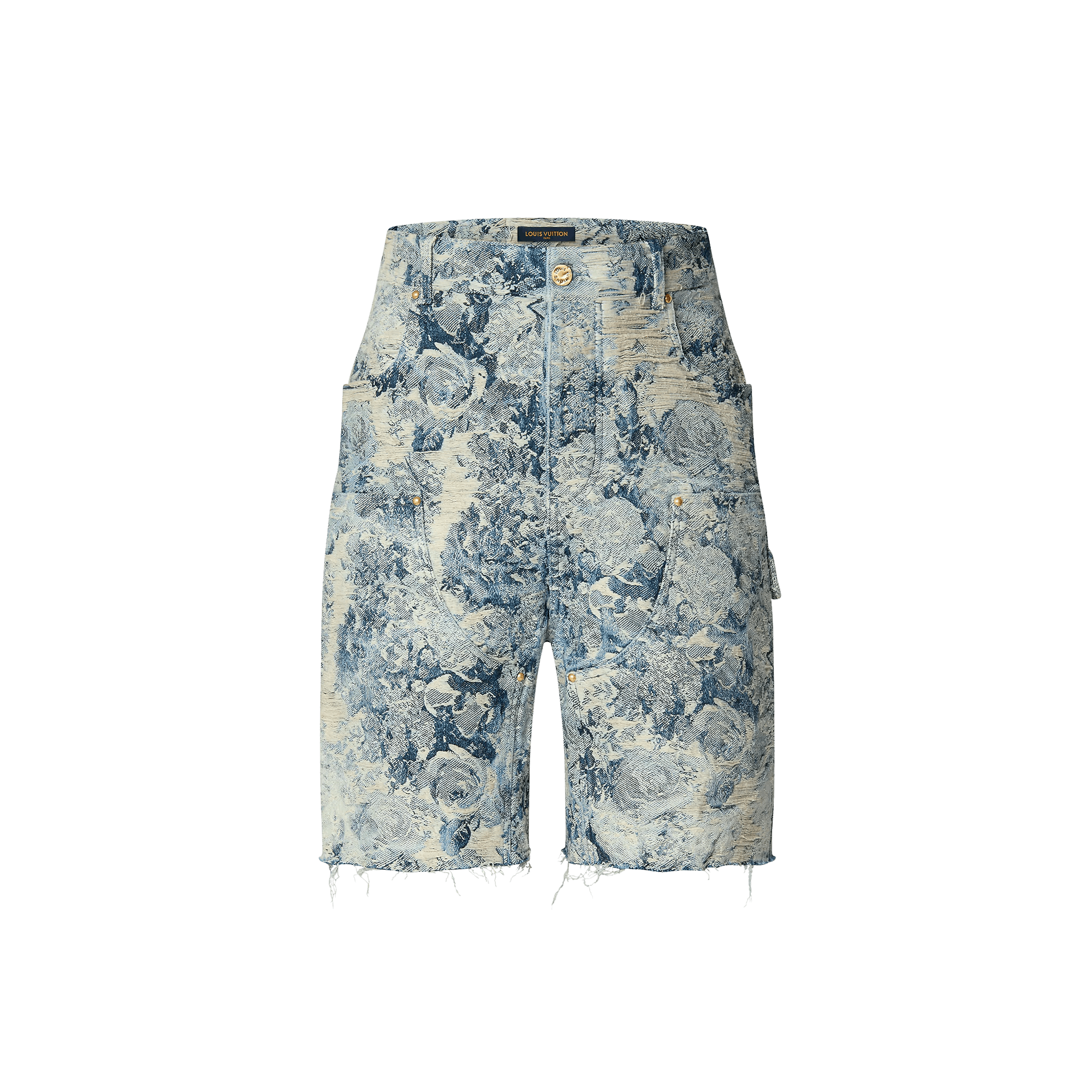 Shorts Louis Vuitton Blue size M International in Denim - Jeans - 30075206