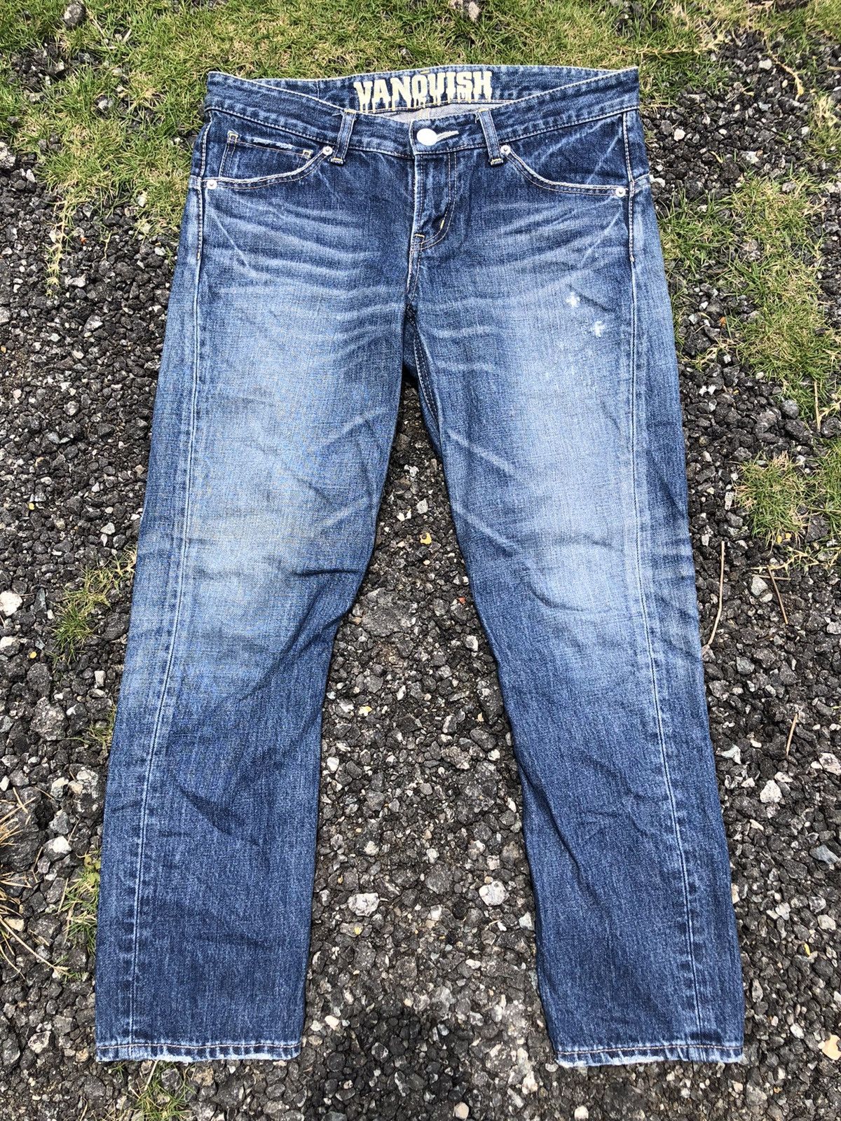 Japanese Brand × Vanquish × Vintage ⚡️STEALS⚡️Vanquish Denim Jeans Made in Japan Size US 27 - 1 Thumbnail