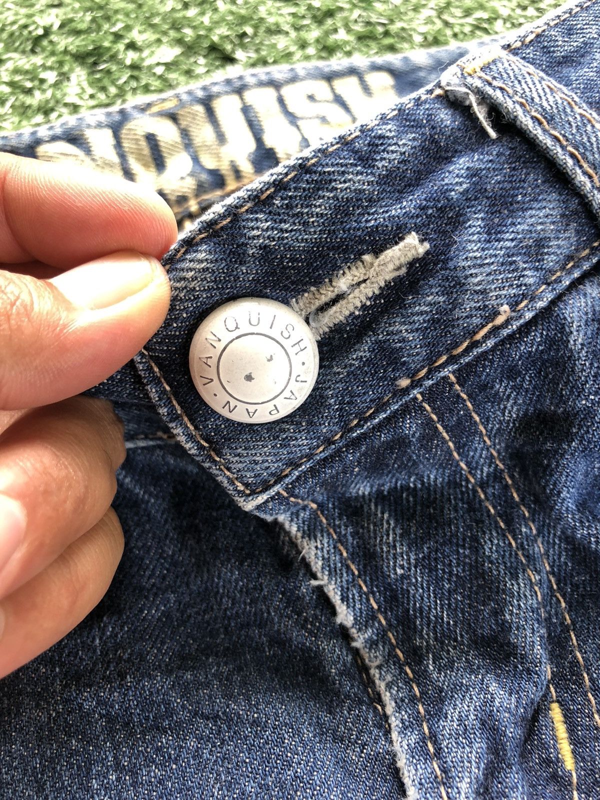 Japanese Brand × Vanquish × Vintage ⚡️STEALS⚡️Vanquish Denim Jeans Made in Japan Size US 27 - 7 Thumbnail