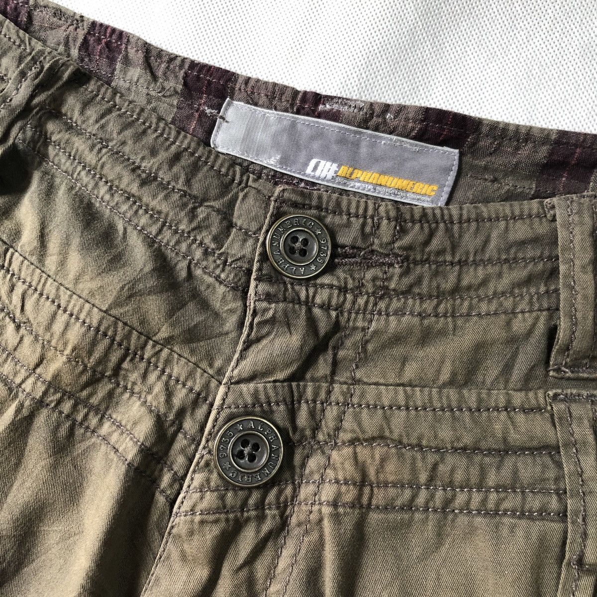 Alphanumeric × Japanese Brand Rare! Alpha Numeric Multipocket Tactical Cargo Faded Pant Size US 33 - 8 Thumbnail