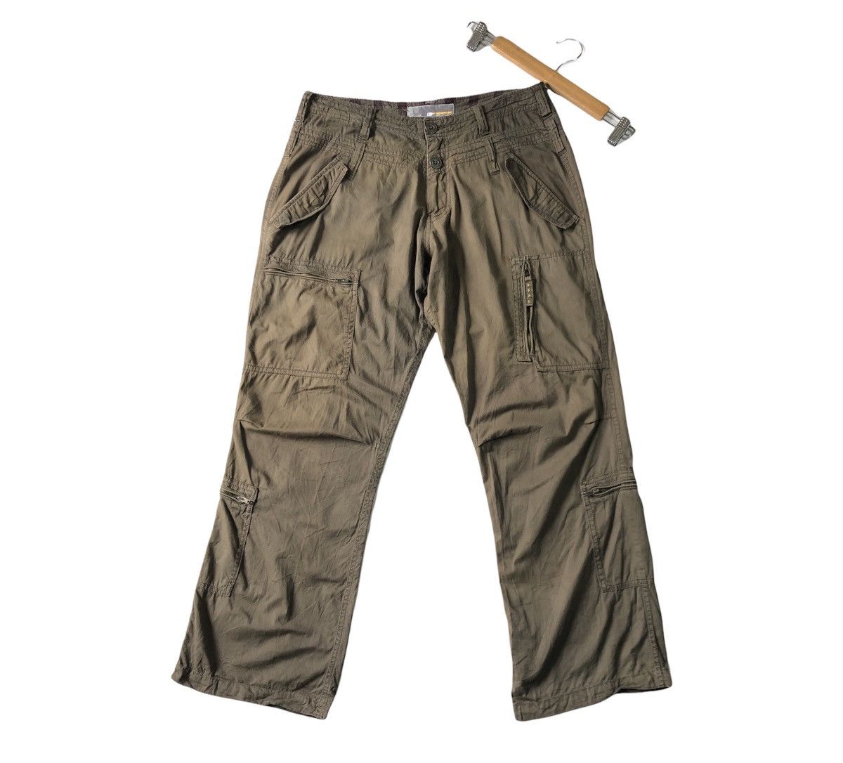 Alphanumeric × Japanese Brand Rare! Alpha Numeric Multipocket Tactical Cargo Faded Pant Size US 33 - 1 Thumbnail