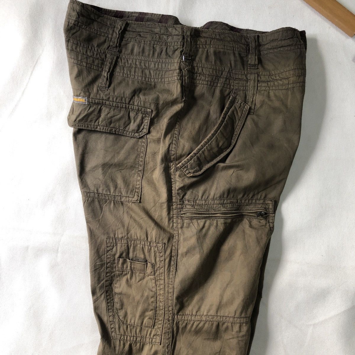 Alphanumeric × Japanese Brand Rare! Alpha Numeric Multipocket Tactical Cargo Faded Pant Size US 33 - 12 Thumbnail
