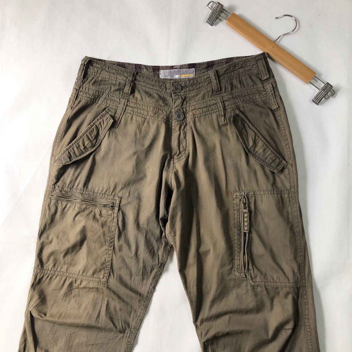 Alphanumeric × Japanese Brand Rare! Alpha Numeric Multipocket Tactical Cargo Faded Pant Size US 33 - 4 Thumbnail