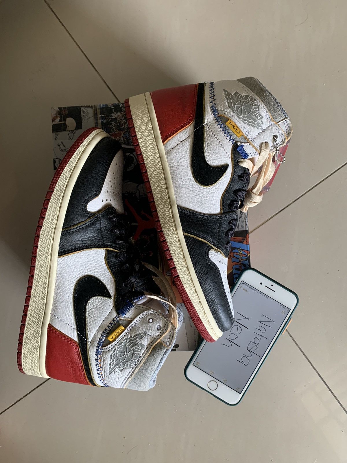 Union x Air Jordan Retro High Black Toe 2018