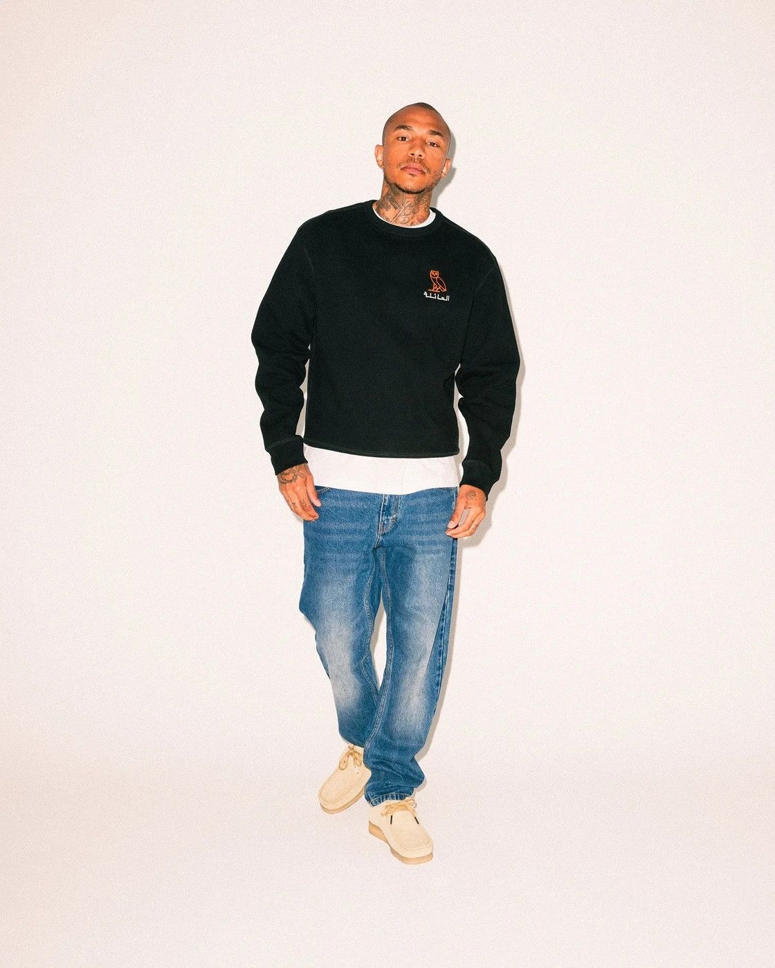 Drake OVO ARABIC FAMILY OWL CREWNECK Size US S / EU 44-46 / 1 - 4 Thumbnail