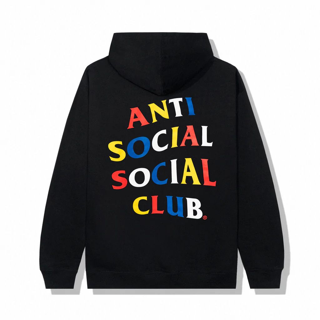 image of Anti Social Social Club Ds Assc No Hope For Us Black Hoodie Bape Kith Kaws Vlone Fog (Size XL)