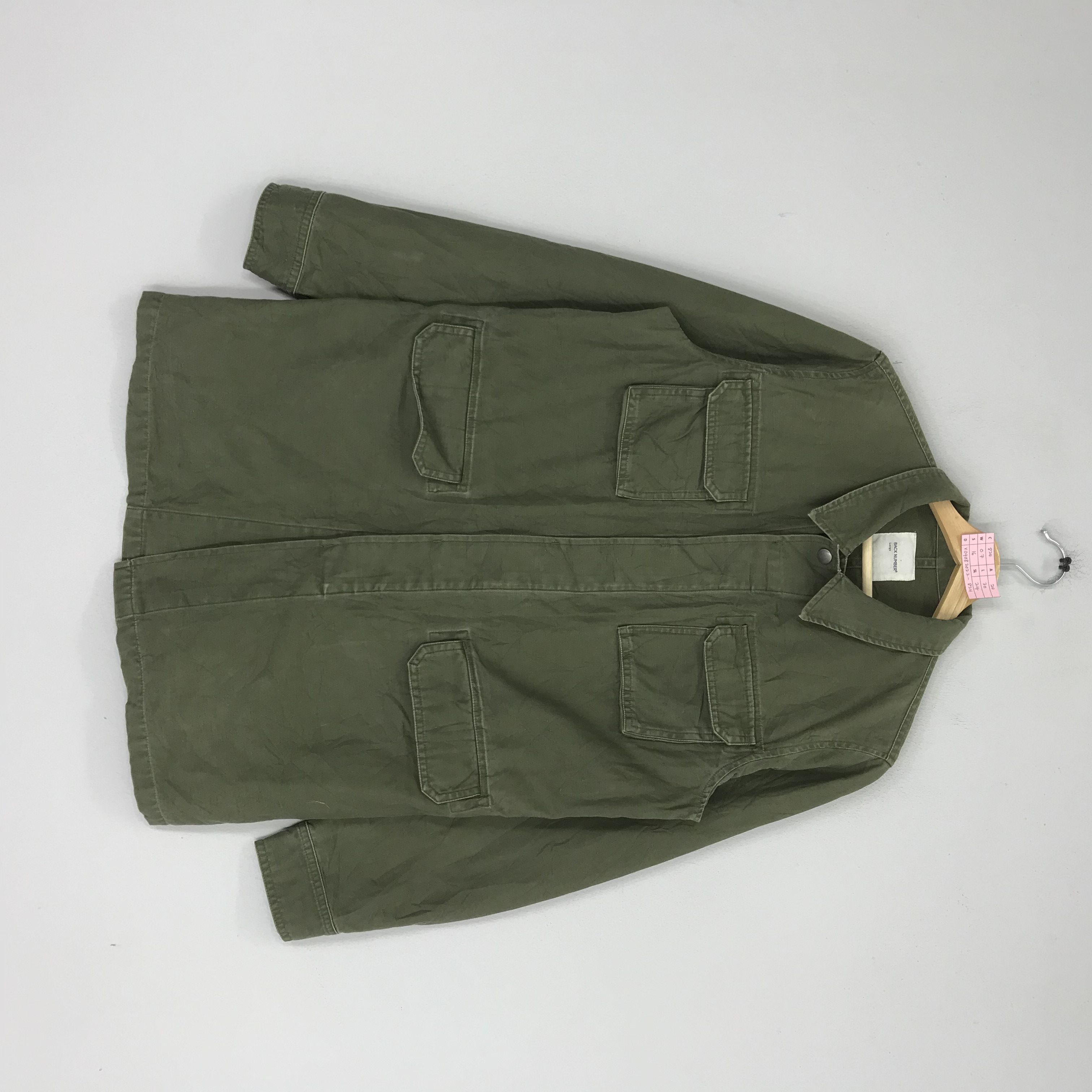 Vintage Vintage M 65 Field Jacket Workers Denim Olive Green Jacket Size US M / EU 48-50 / 2 - 1 Thumbnail