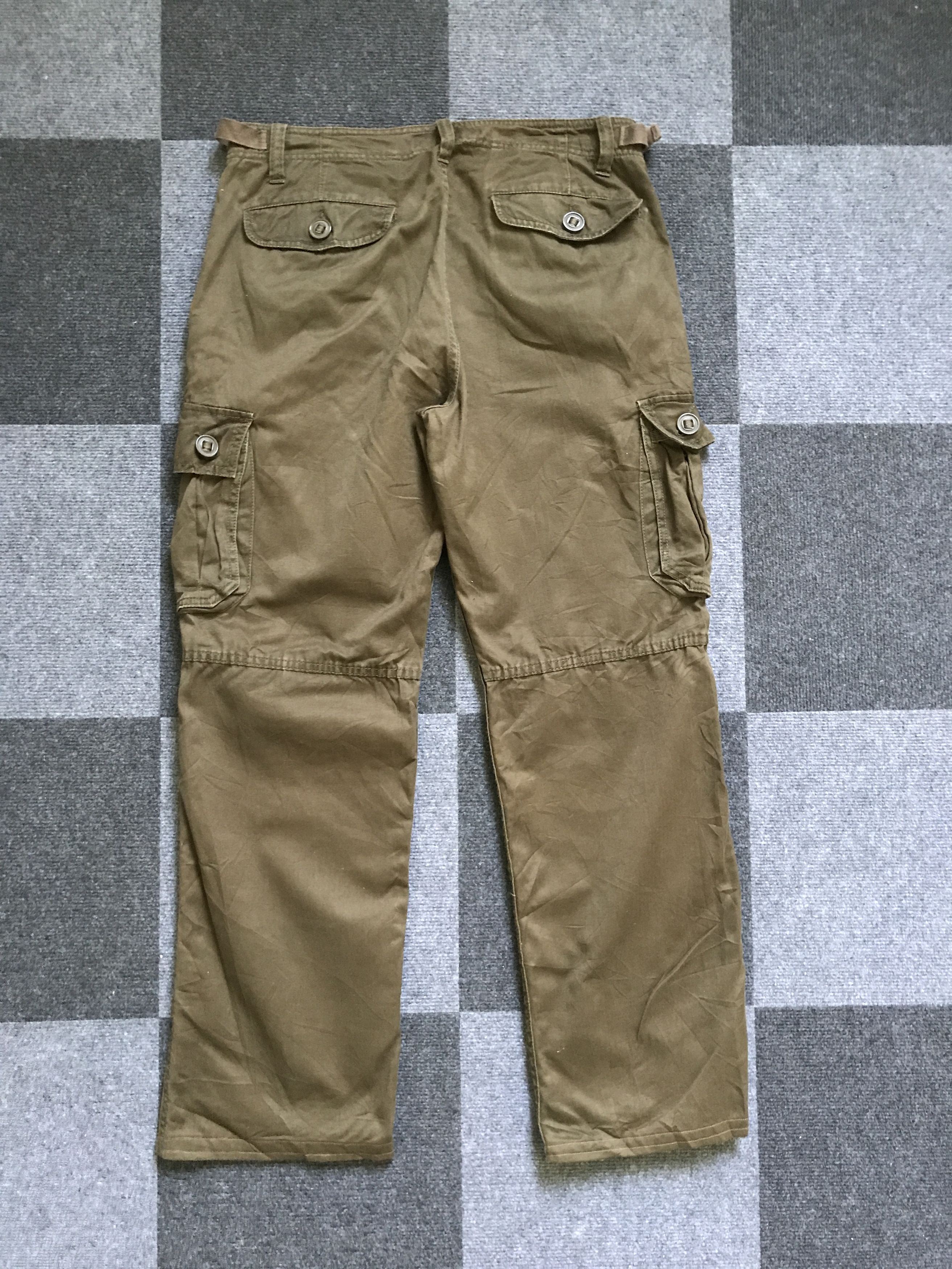 Japanese Brand CP202 BACK NUMBER Japam Military Cargo Pant Size US 33 - 7 Thumbnail