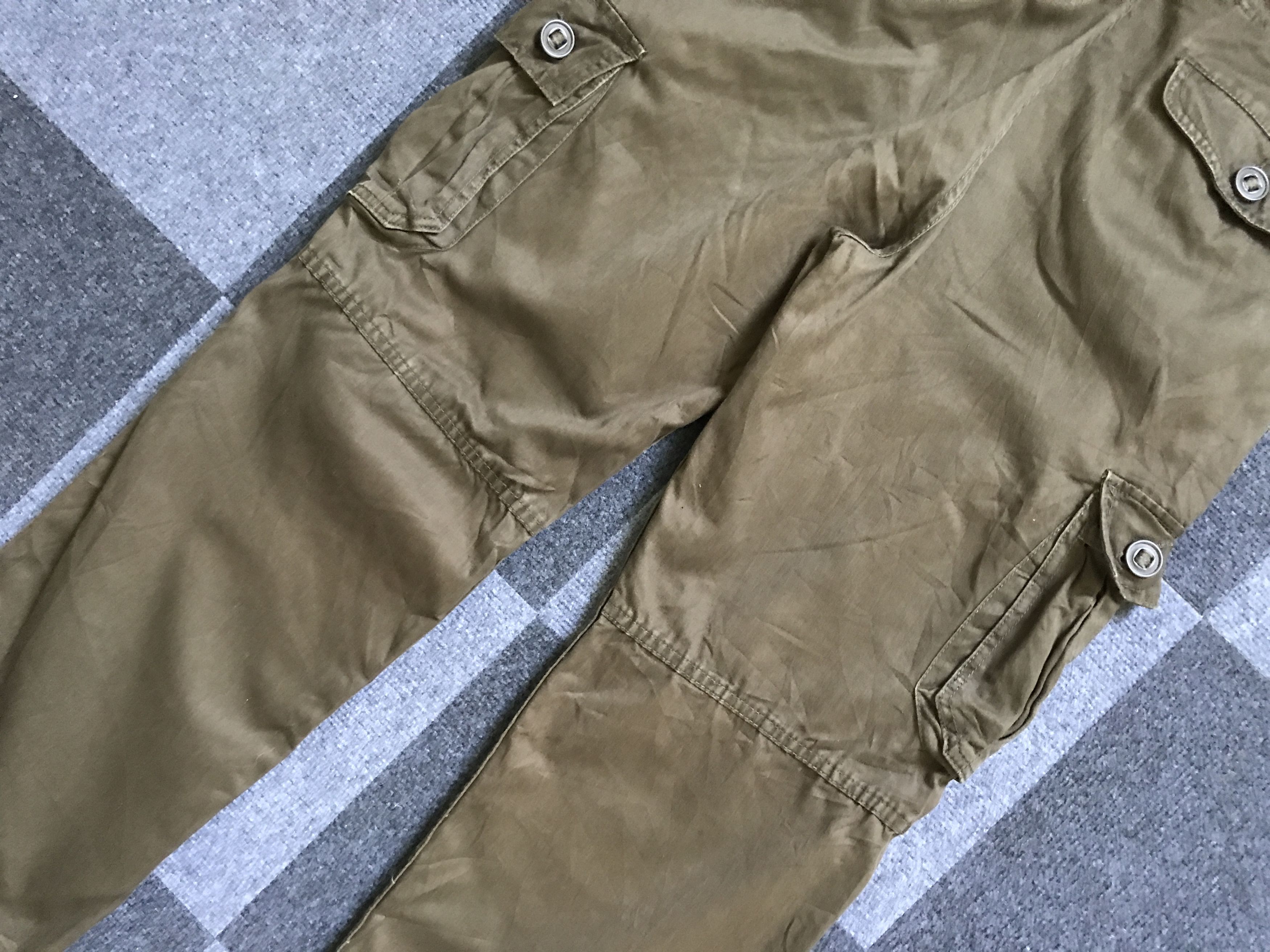 Japanese Brand CP202 BACK NUMBER Japam Military Cargo Pant Size US 33 - 9 Thumbnail