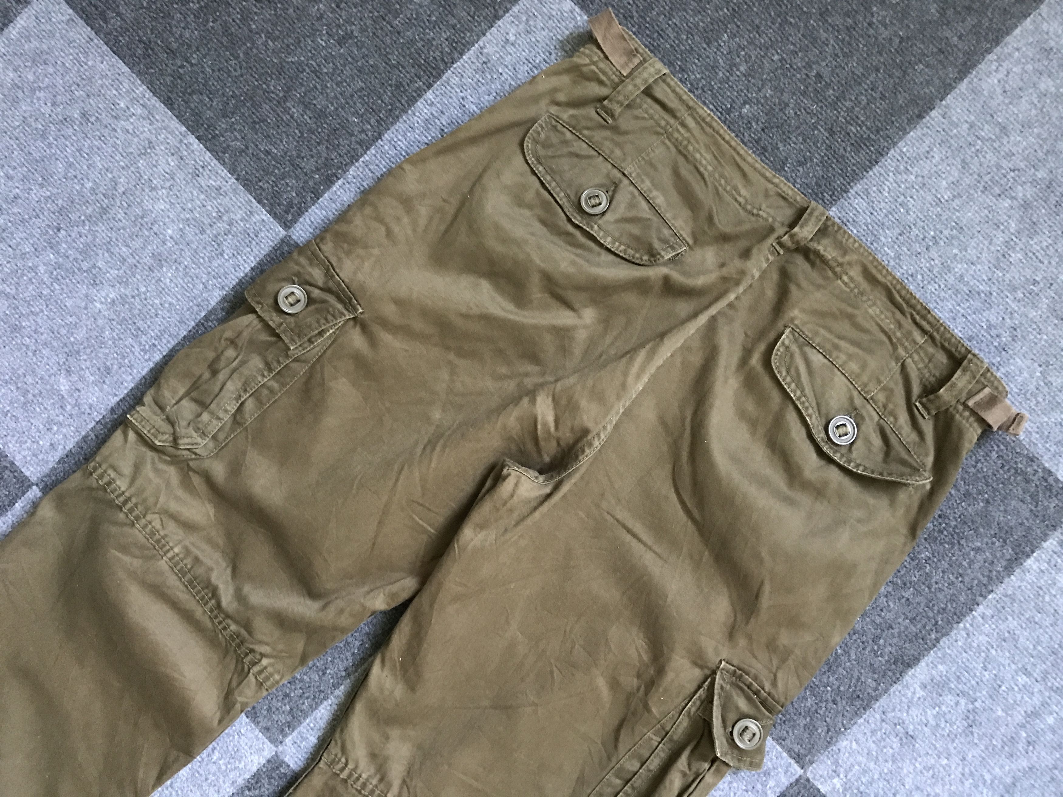 Japanese Brand CP202 BACK NUMBER Japam Military Cargo Pant Size US 33 - 8 Thumbnail