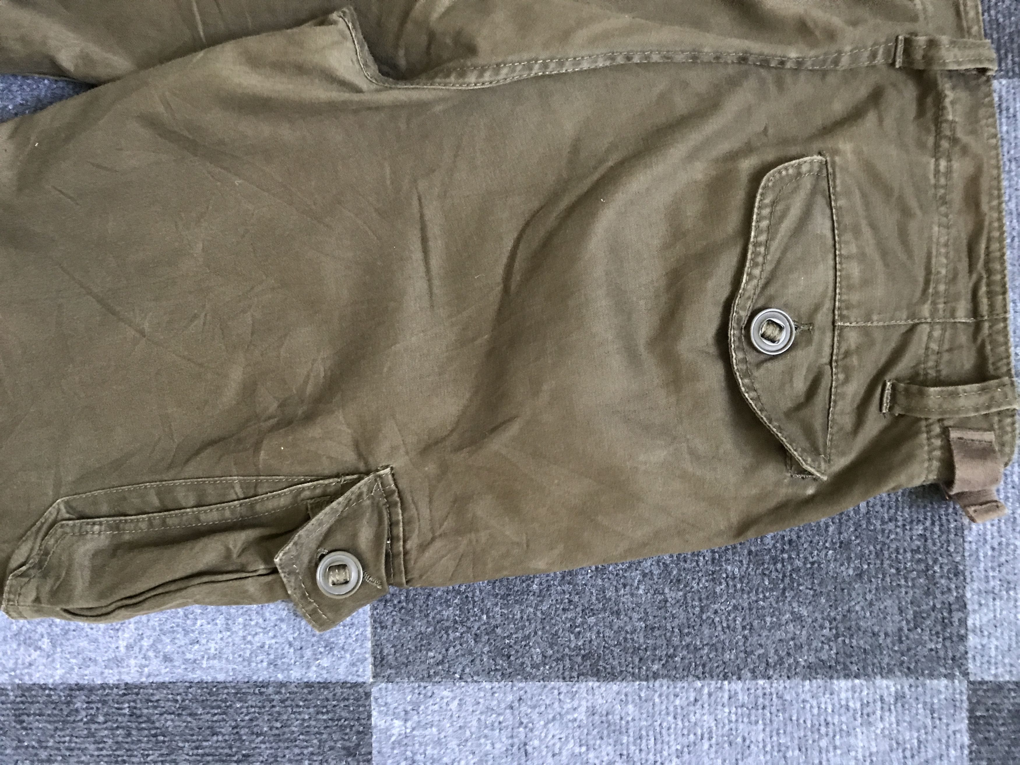 Japanese Brand CP202 BACK NUMBER Japam Military Cargo Pant Size US 33 - 11 Thumbnail