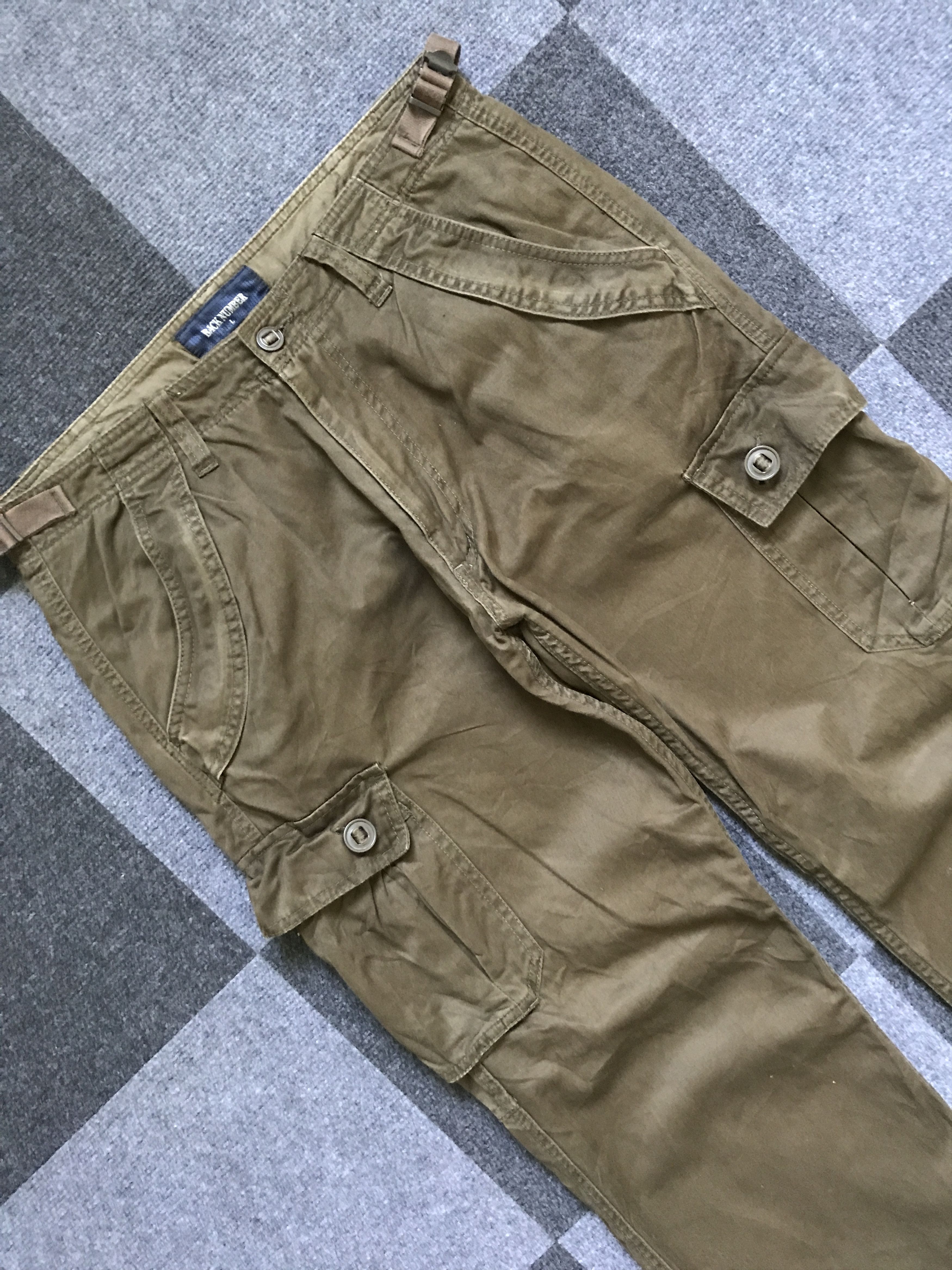 Japanese Brand CP202 BACK NUMBER Japam Military Cargo Pant Size US 33 - 2 Thumbnail