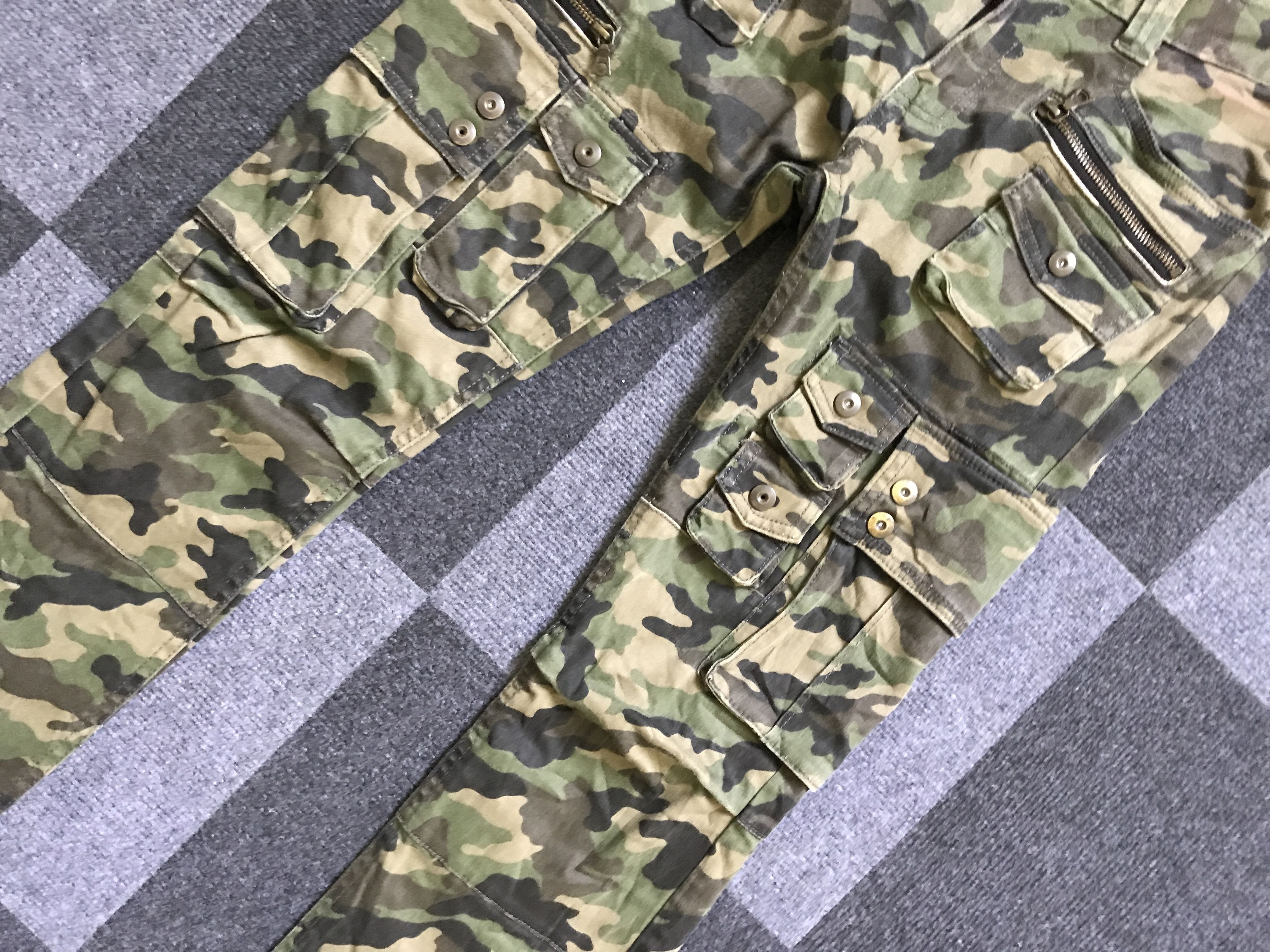 Japanese Brand CP203 NO ID Japan Punk Seditionaries Parasites Cargo Pant Size US 31 - 5 Thumbnail