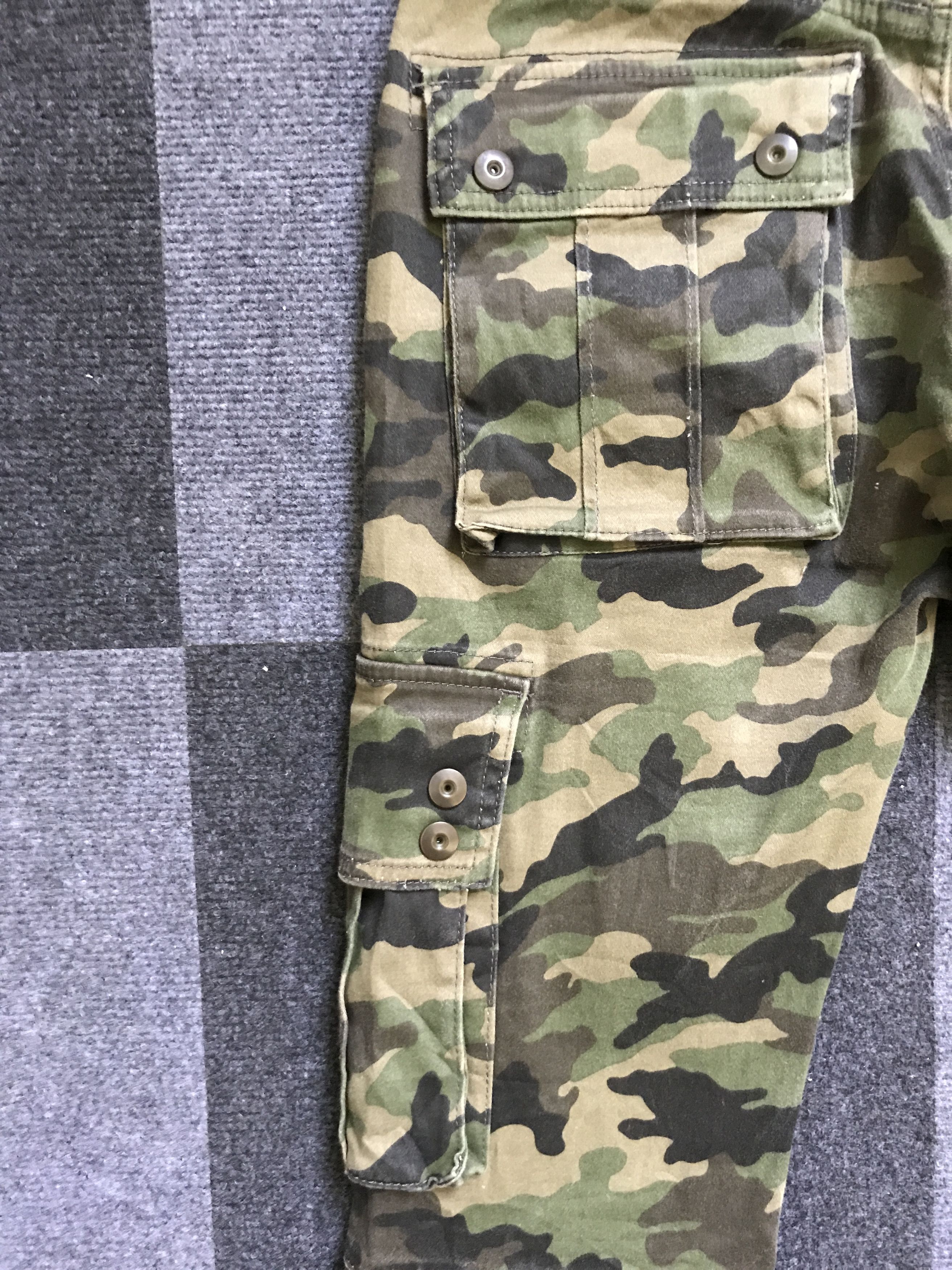 Japanese Brand CP203 NO ID Japan Punk Seditionaries Parasites Cargo Pant Size US 31 - 17 Thumbnail
