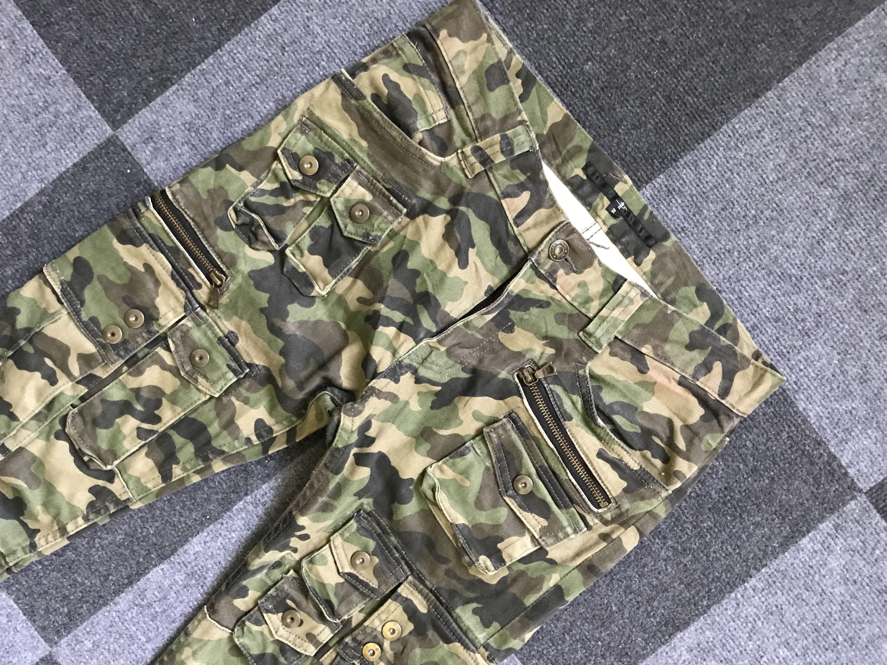Japanese Brand CP203 NO ID Japan Punk Seditionaries Parasites Cargo Pant Size US 31 - 4 Thumbnail