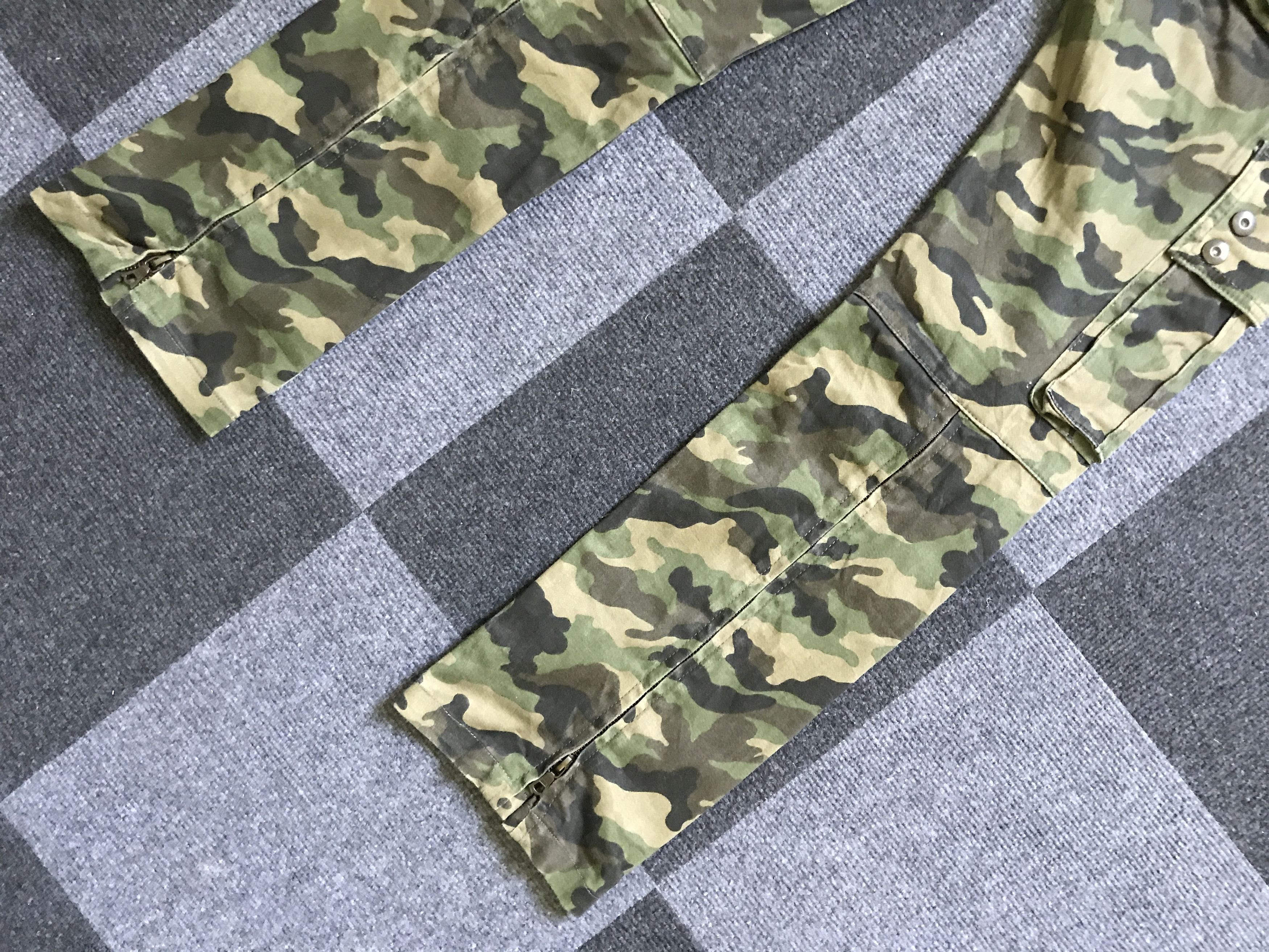 Japanese Brand CP203 NO ID Japan Punk Seditionaries Parasites Cargo Pant Size US 31 - 13 Thumbnail