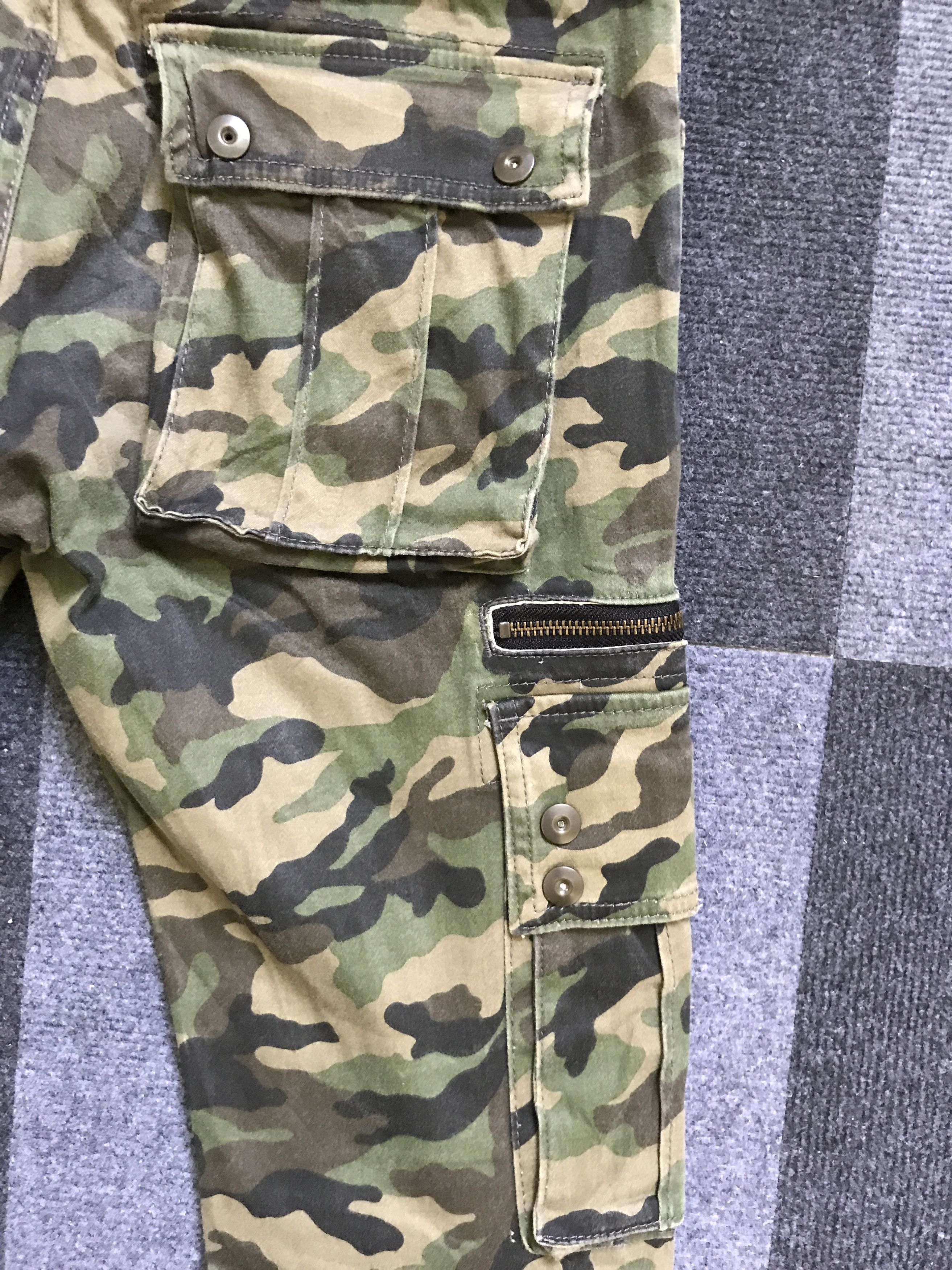 Japanese Brand CP203 NO ID Japan Punk Seditionaries Parasites Cargo Pant Size US 31 - 16 Thumbnail