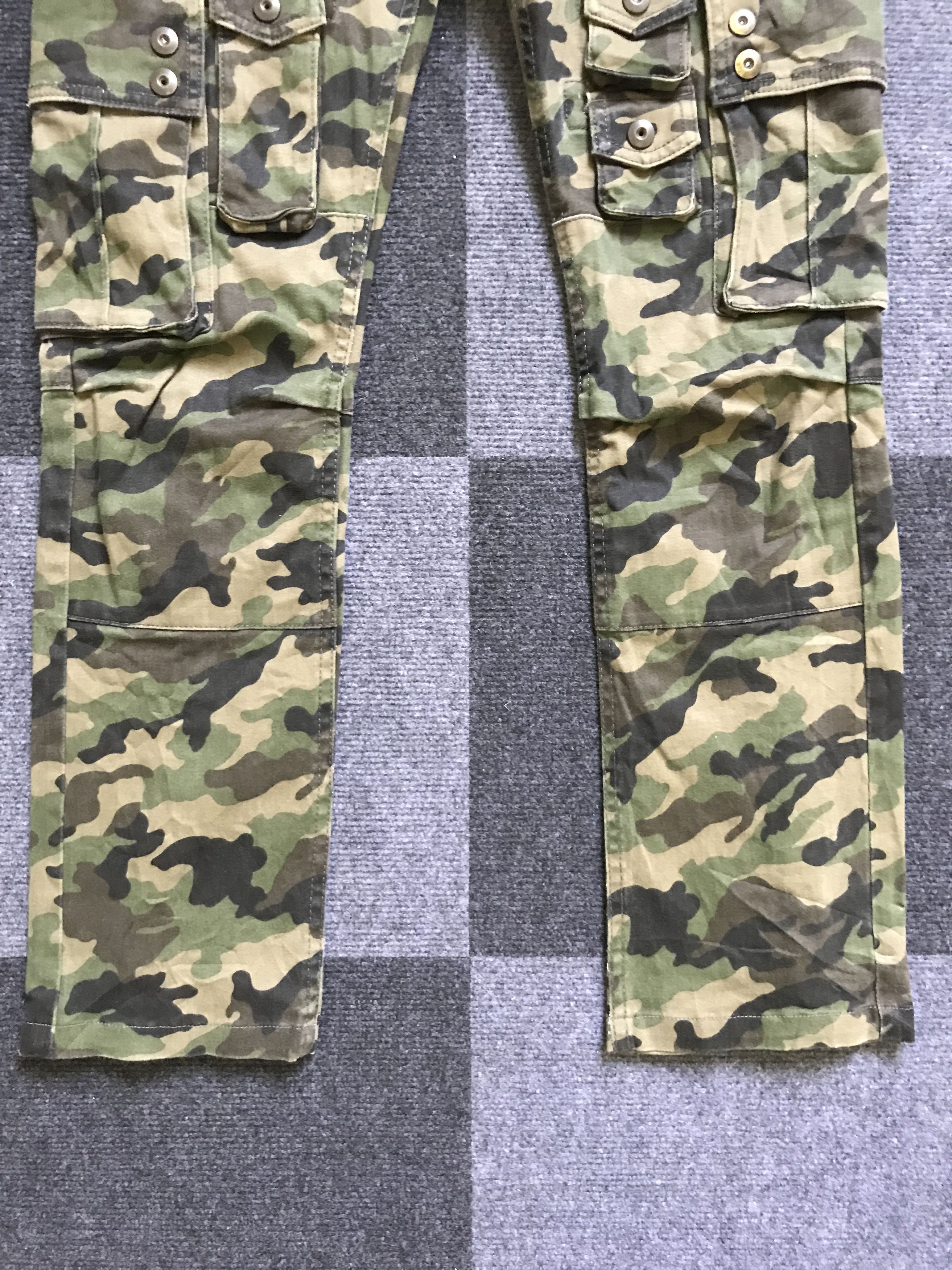 Japanese Brand CP203 NO ID Japan Punk Seditionaries Parasites Cargo Pant Size US 31 - 10 Thumbnail