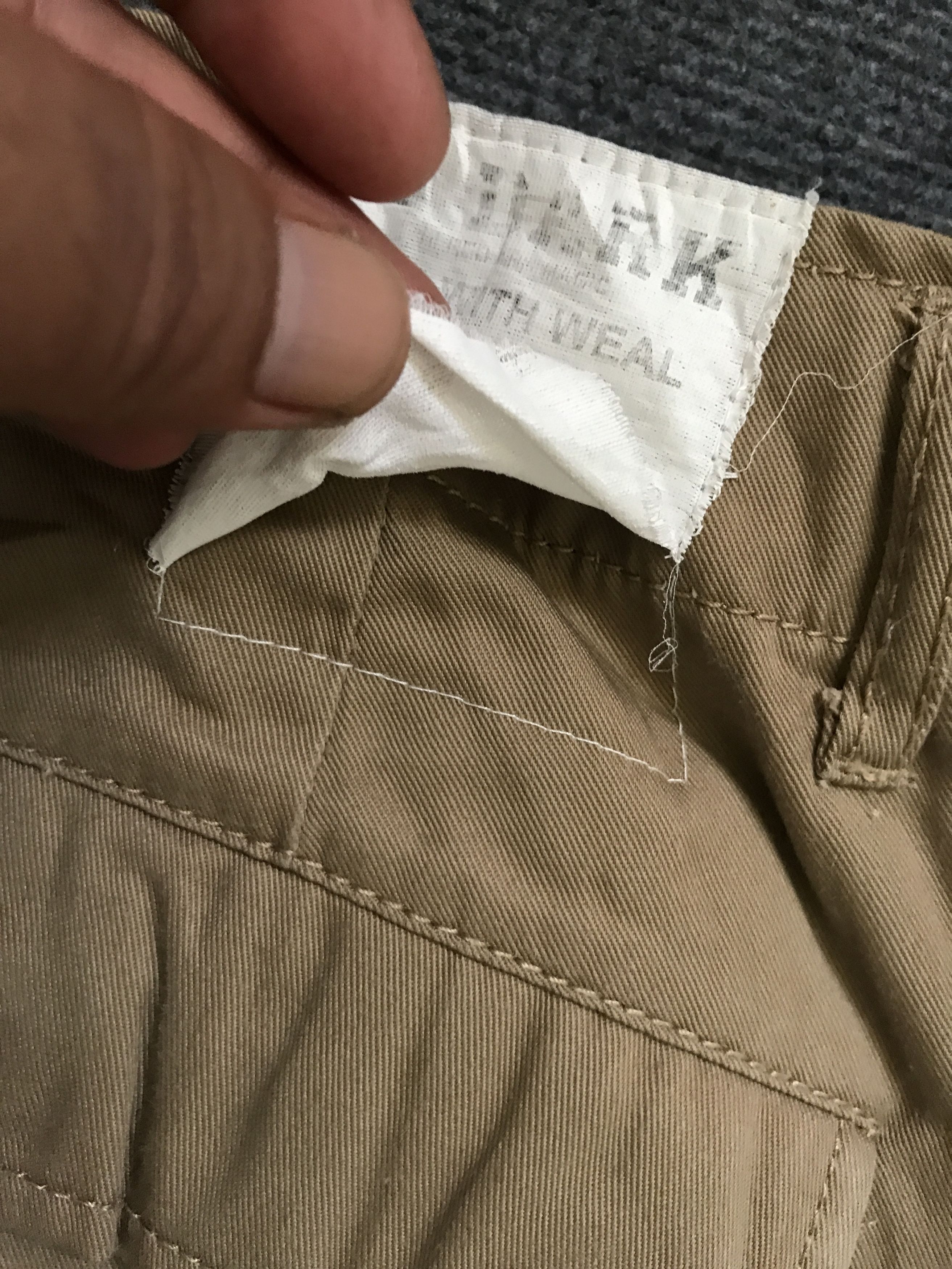 Japanese Brand CP206 RED ARK Japan Speel Out Print Cargo Pant Size US 29 - 14 Thumbnail