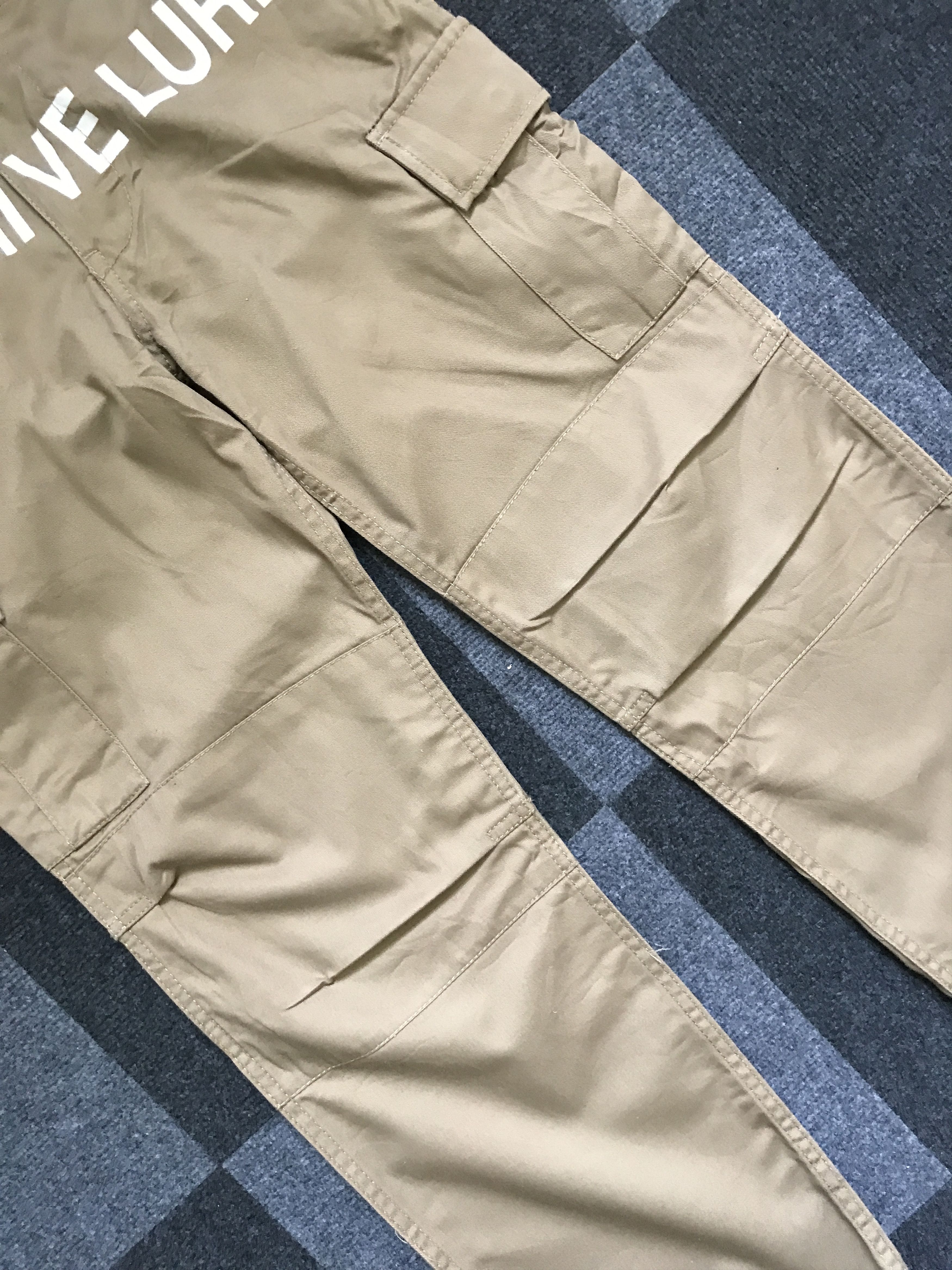 Japanese Brand CP206 RED ARK Japan Speel Out Print Cargo Pant Size US 29 - 5 Thumbnail