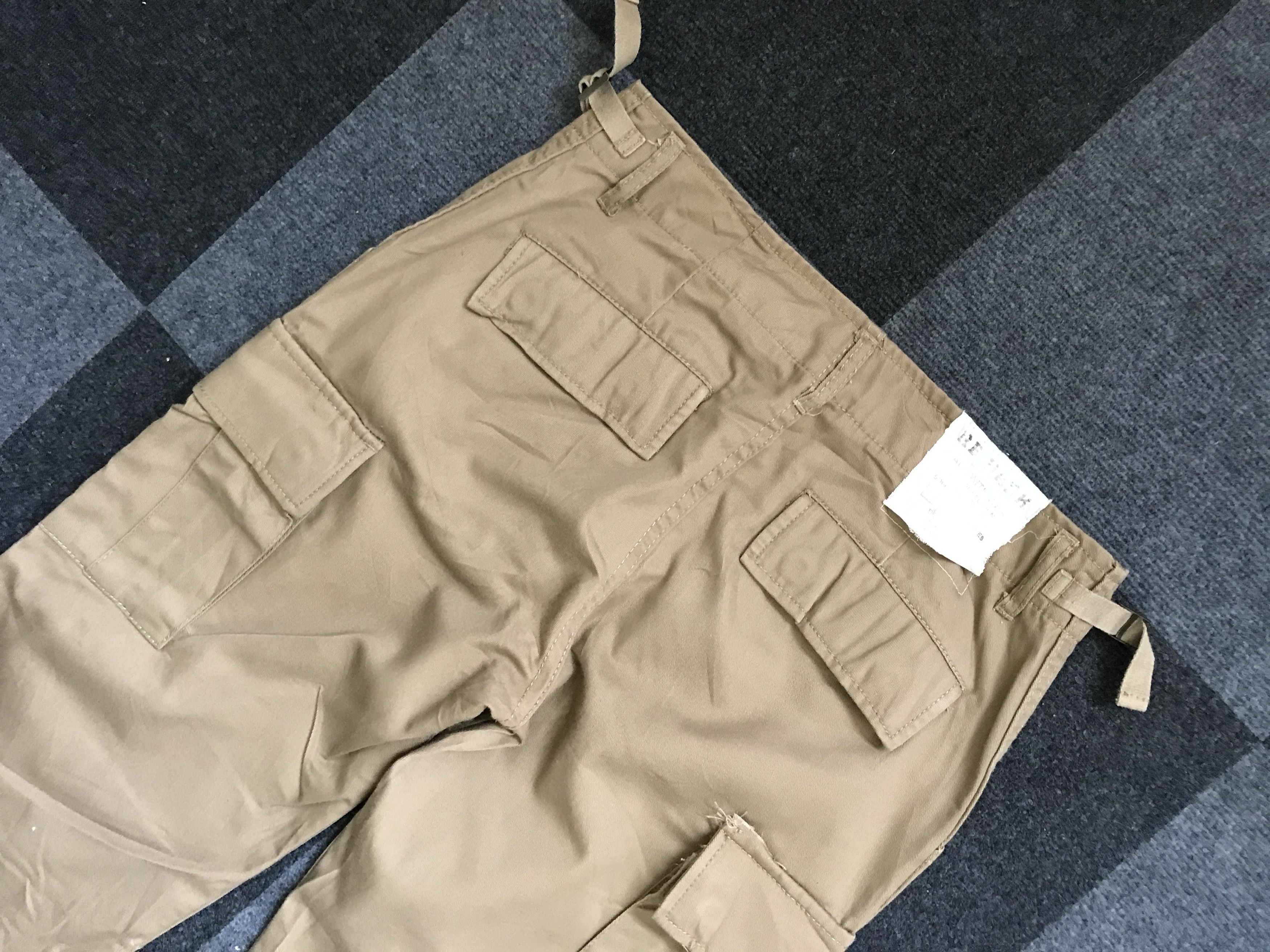 Japanese Brand CP206 RED ARK Japan Speel Out Print Cargo Pant Size US 29 - 10 Thumbnail
