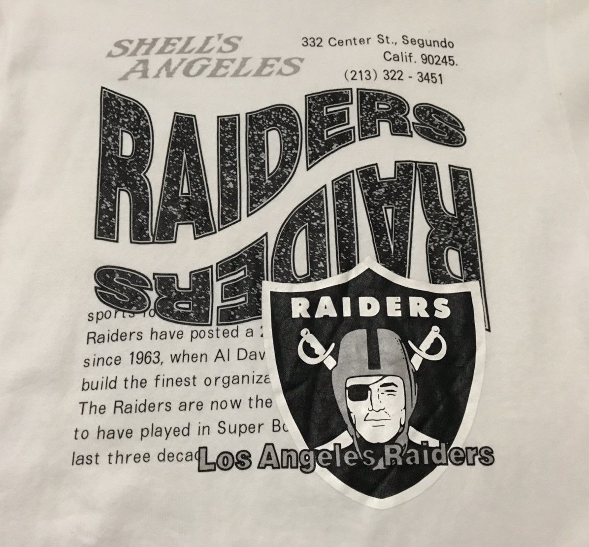 NFL Vintage Los Angeles Raiders Sweatshirt Size US M / EU 48-50 / 2 - 2 Thumbnail