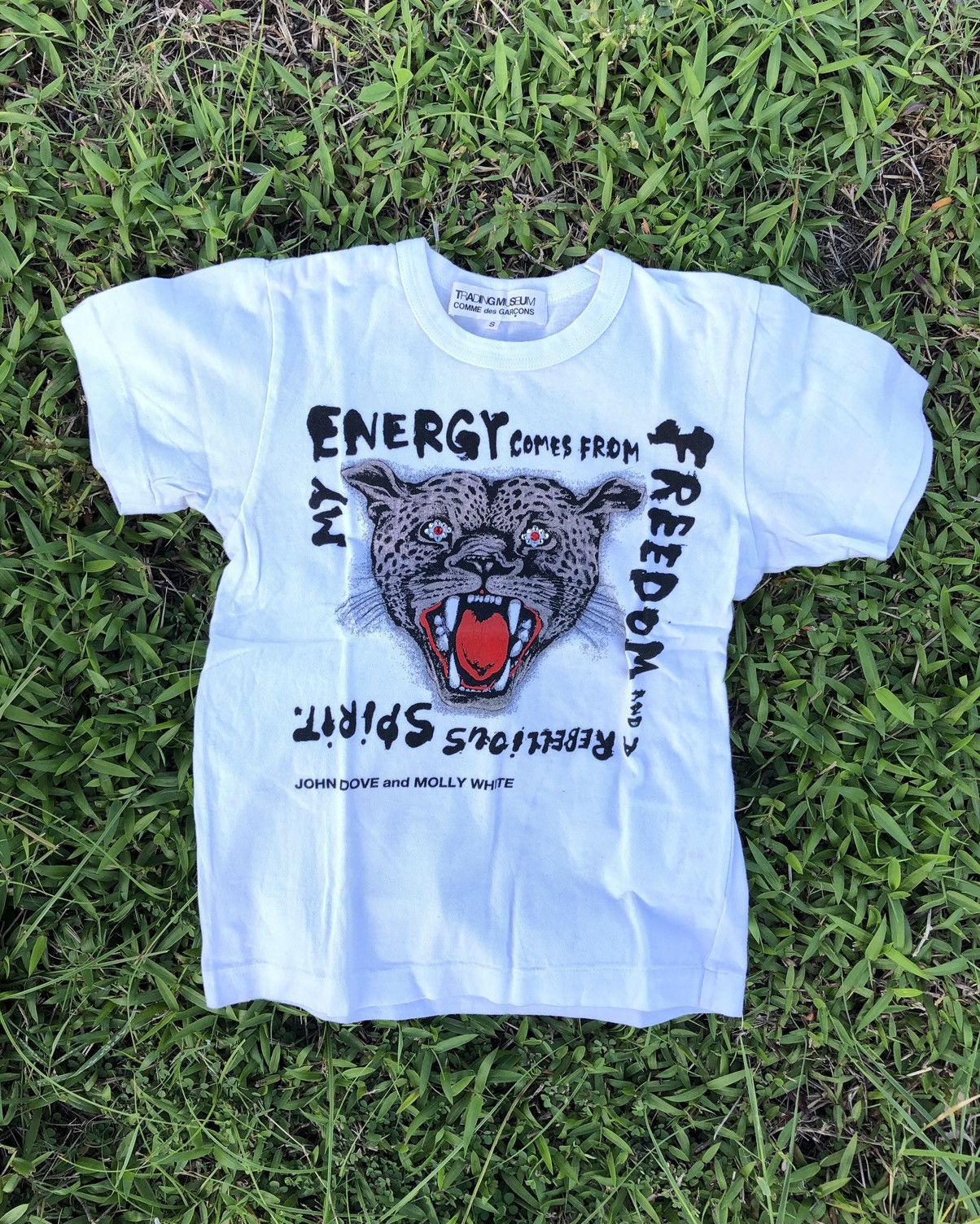 Comme des Garcons SS14 CDG John Dove Molly White Punk Artist Pop Art Size US S / EU 44-46 / 1 - 1 Thumbnail