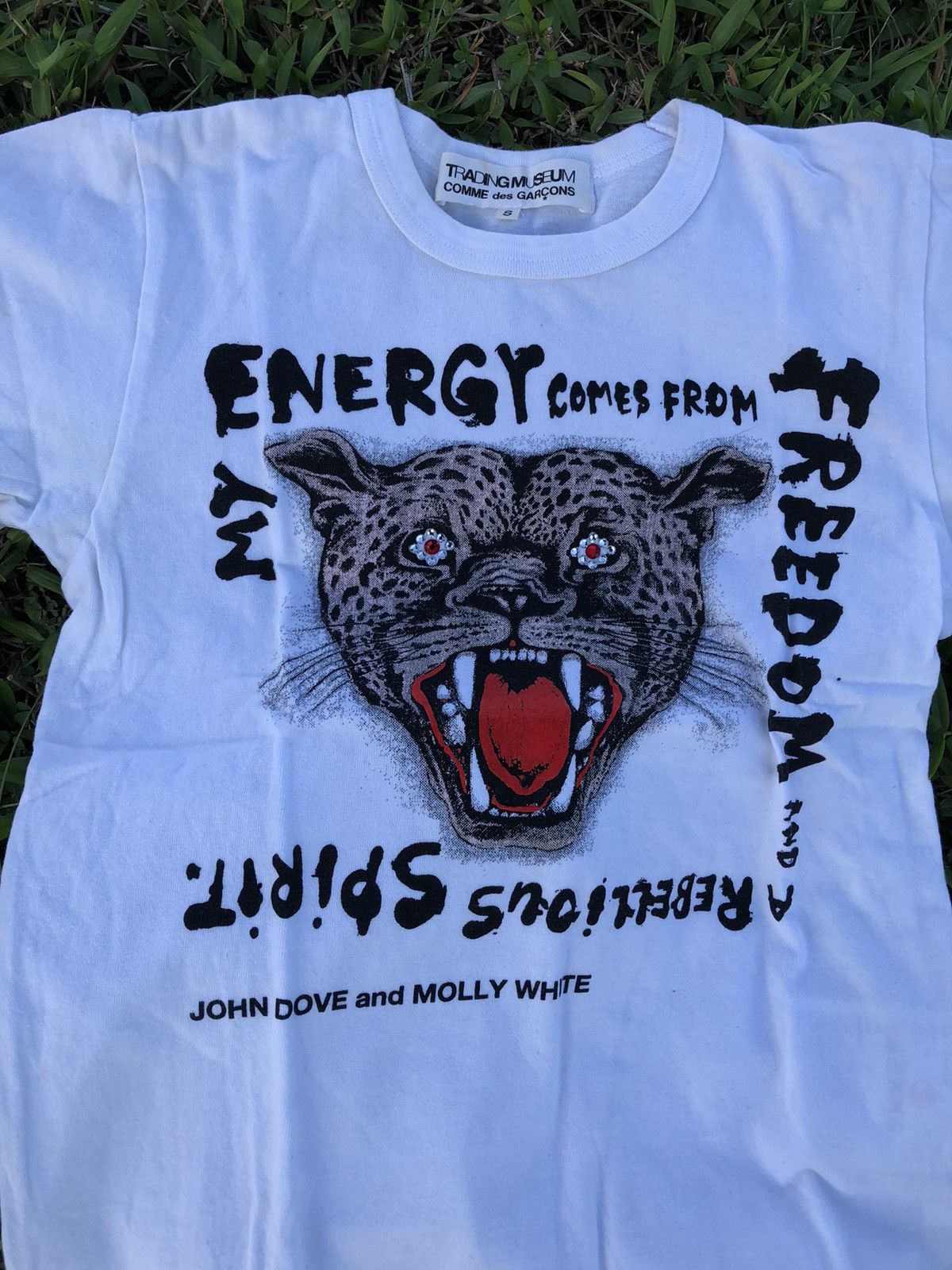 Comme des Garcons SS14 CDG John Dove Molly White Punk Artist Pop Art Size US S / EU 44-46 / 1 - 2 Thumbnail