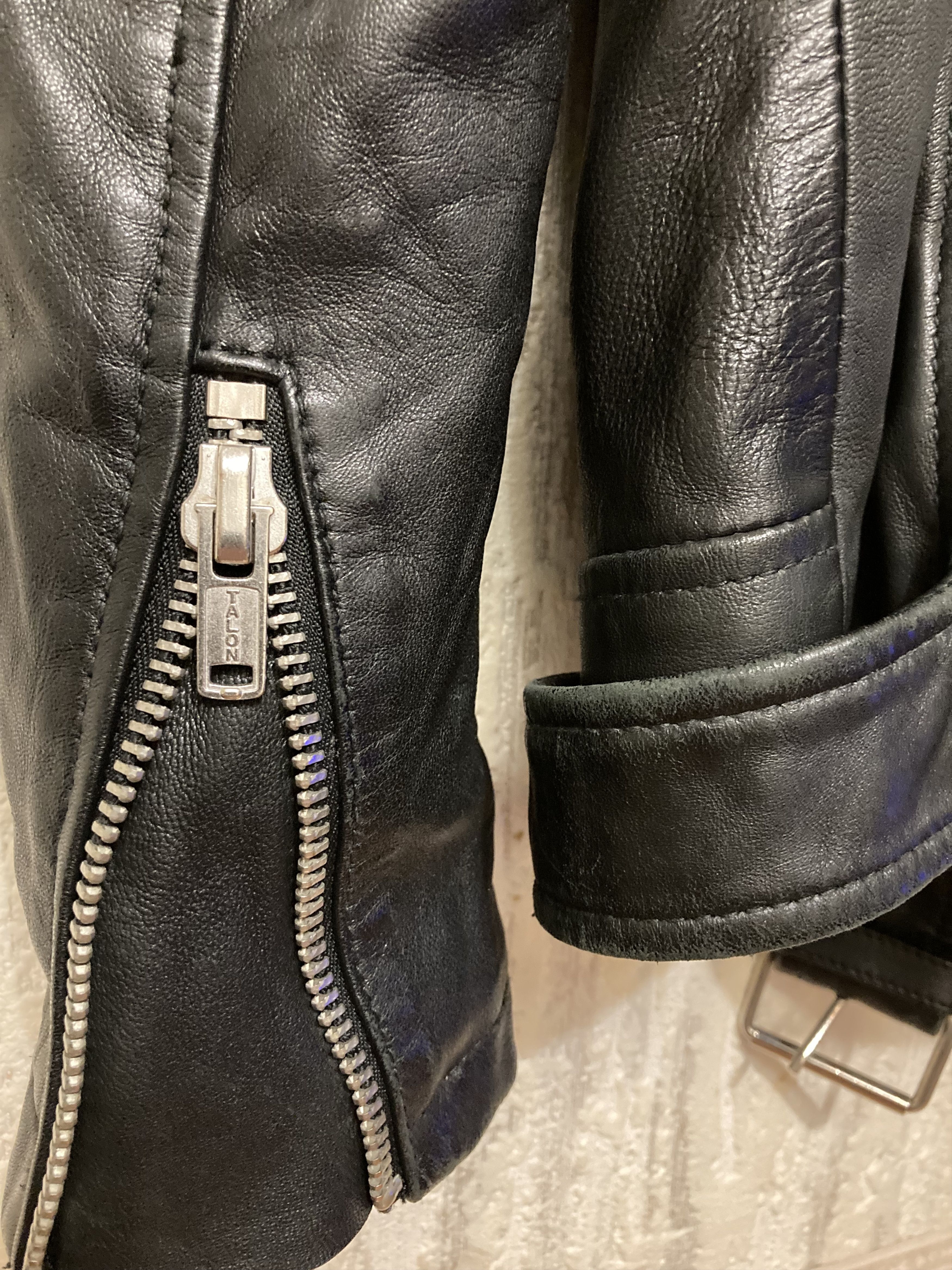 Blk Dnm BLK DNM Black Leather Jacket 8 Rock Star Size XS / US 0-2 / IT 36-38 - 8 Thumbnail