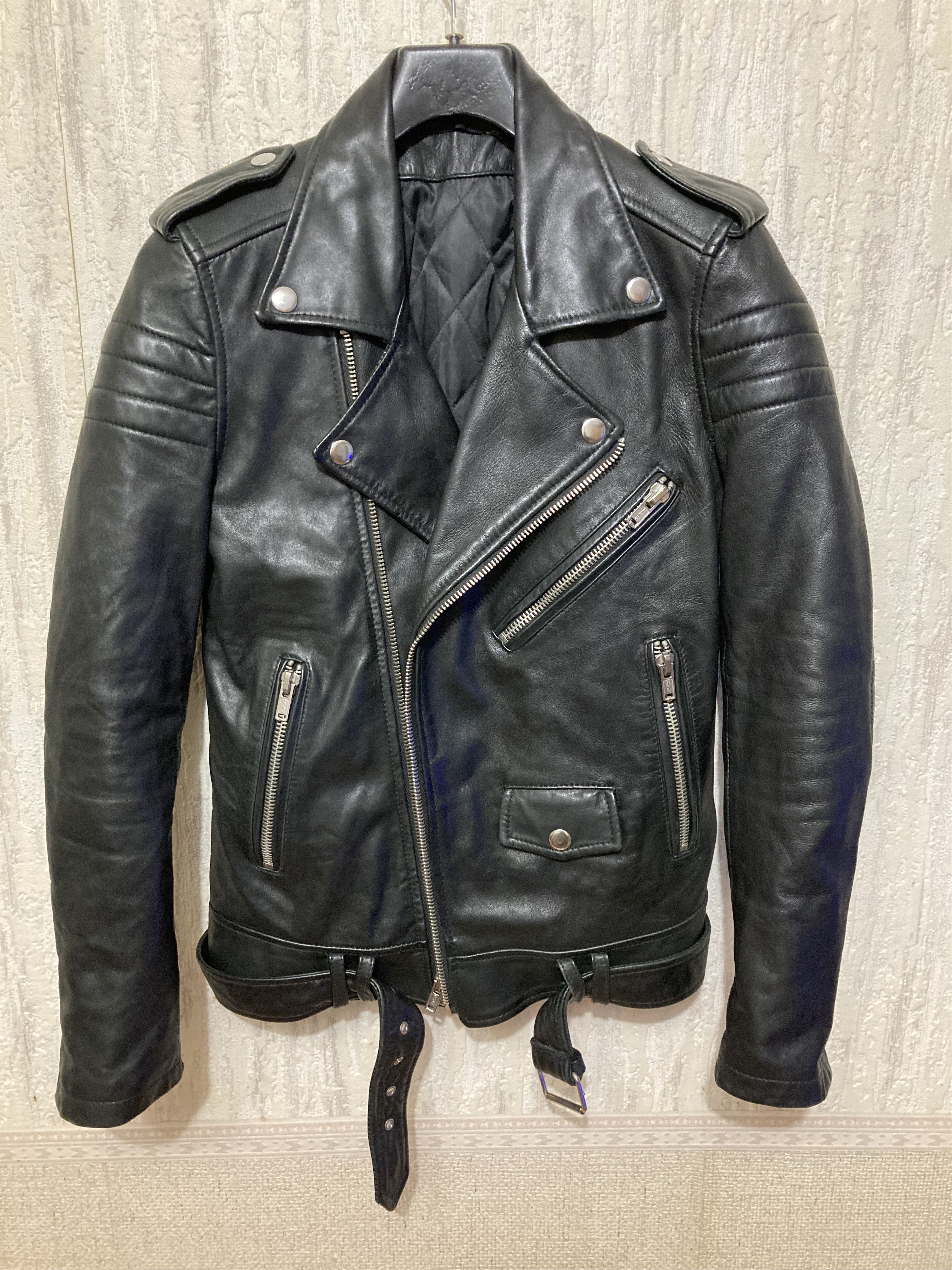 Blk Dnm BLK DNM Black Leather Jacket 8 Rock Star Size XS / US 0-2 / IT 36-38 - 2 Thumbnail
