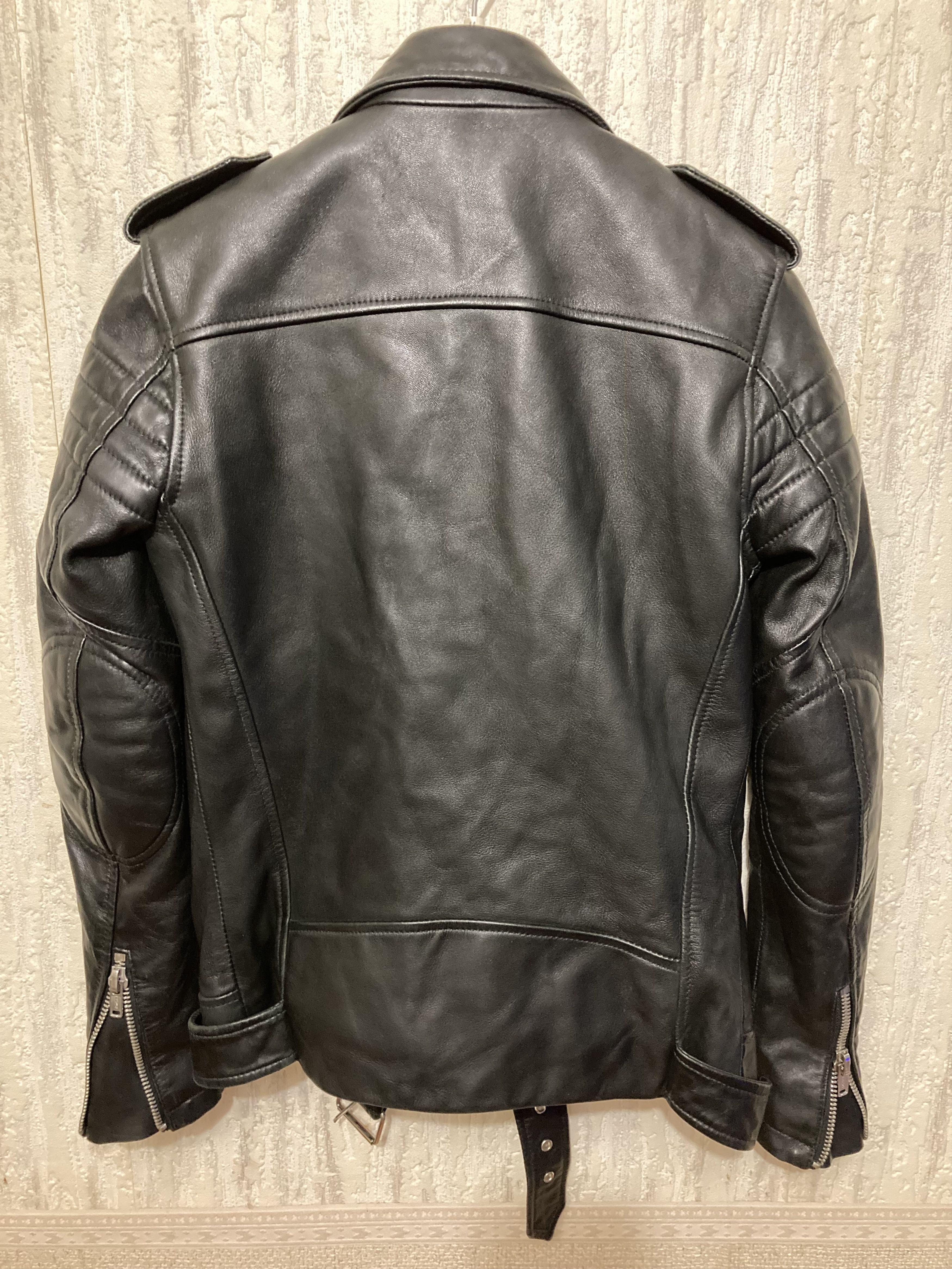 Blk Dnm BLK DNM Black Leather Jacket 8 Rock Star Size XS / US 0-2 / IT 36-38 - 3 Thumbnail