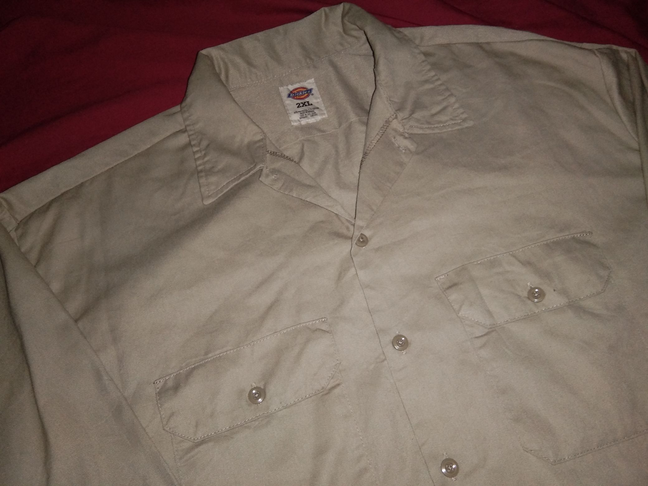 Dickies VTG 2XL Dickies Workwear Workshirt L/S Size US XXL / EU 58 / 5 - 2 Thumbnail