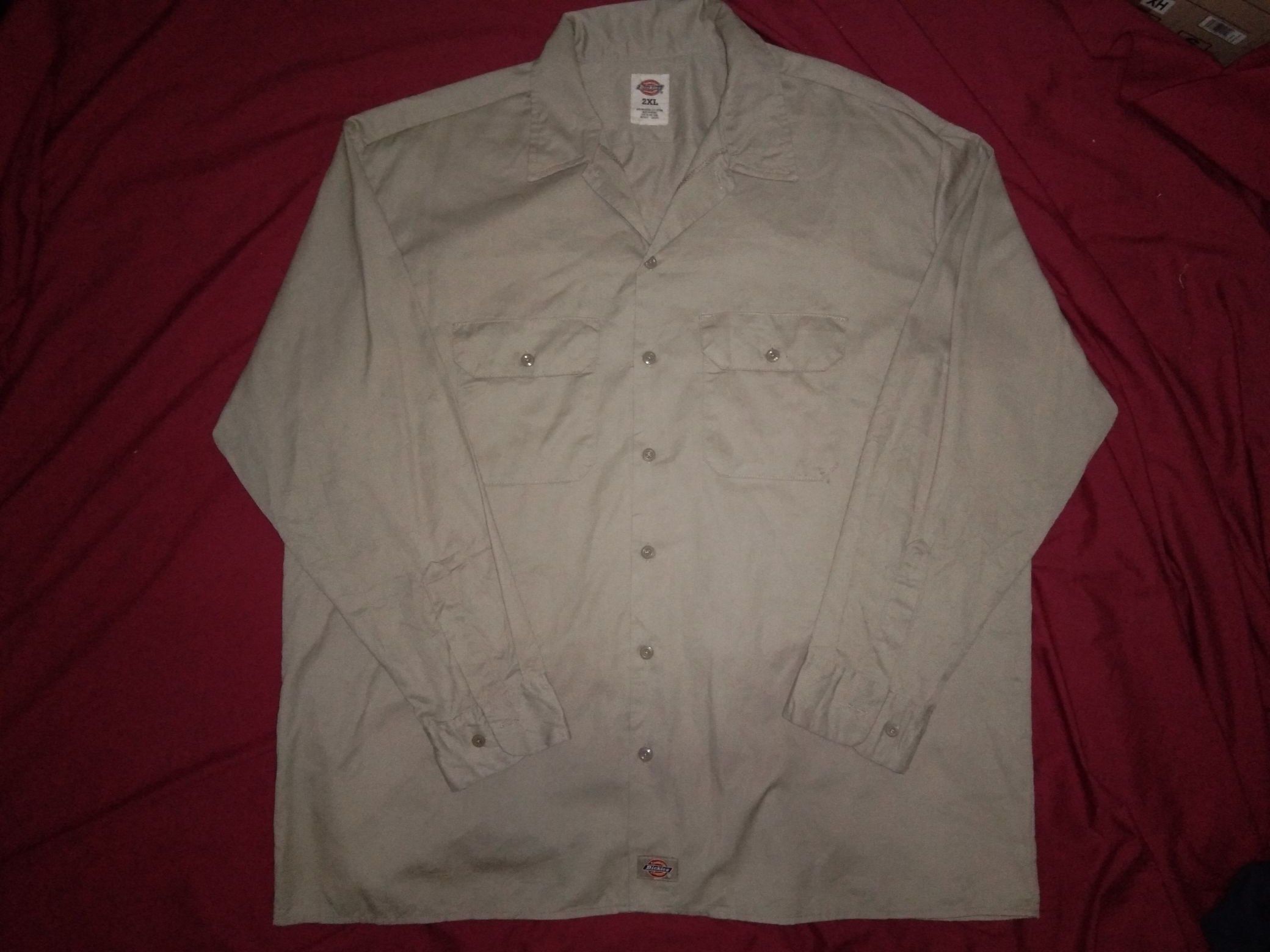 Dickies VTG 2XL Dickies Workwear Workshirt L/S Size US XXL / EU 58 / 5 - 3 Thumbnail