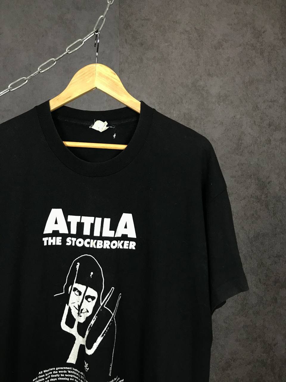 Band Tees × Vintage Attila the stockbroker 1993 vintage cult rock band tee Size US XL / EU 56 / 4 - 2 Thumbnail