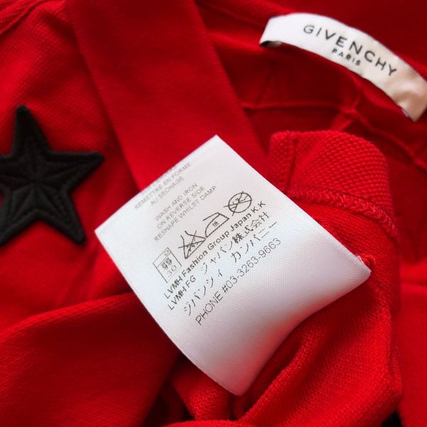 Givenchy polo best sale shirt red