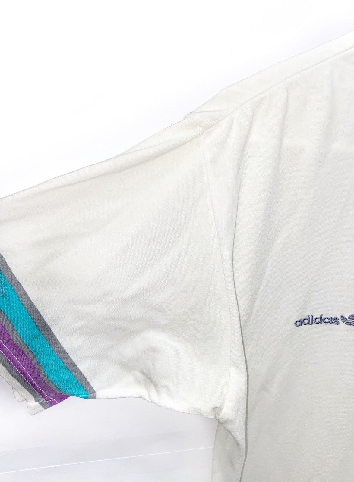 Adidas Early 00s vintage Adidas climalite white polo shirt Size US L / EU 52-54 / 3 - 5 Thumbnail