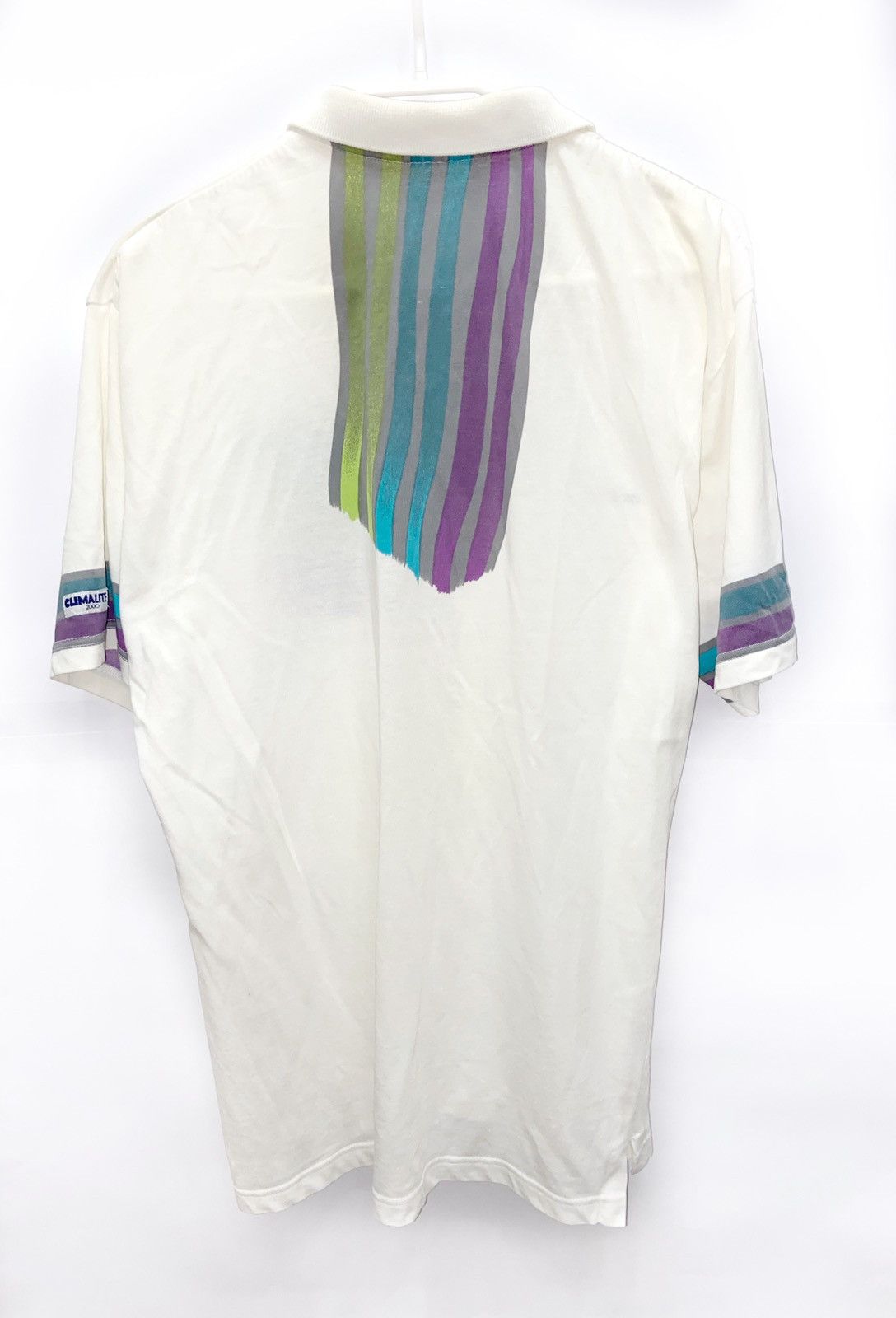 Adidas Early 00s vintage Adidas climalite white polo shirt Size US L / EU 52-54 / 3 - 7 Thumbnail