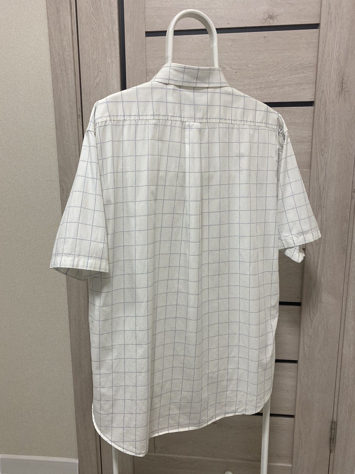 Vintage × Yves Saint Laurent YSL YvesSaintLaurent Pour Homme Vintage Checked Logo Shirt Size US XL / EU 56 / 4 - 12 Thumbnail