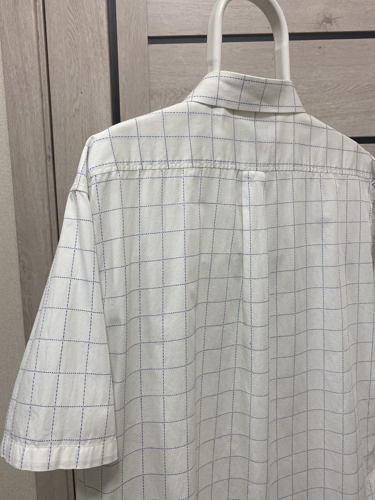 Vintage × Yves Saint Laurent YSL YvesSaintLaurent Pour Homme Vintage Checked Logo Shirt Size US XL / EU 56 / 4 - 13 Thumbnail