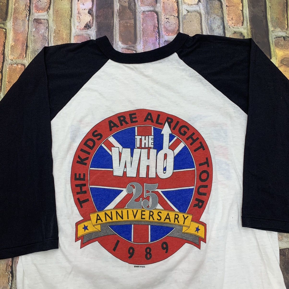 Band Tees × Vintage Vintage The Who raglan tee Size US XL / EU 56 / 4 - 3 Thumbnail