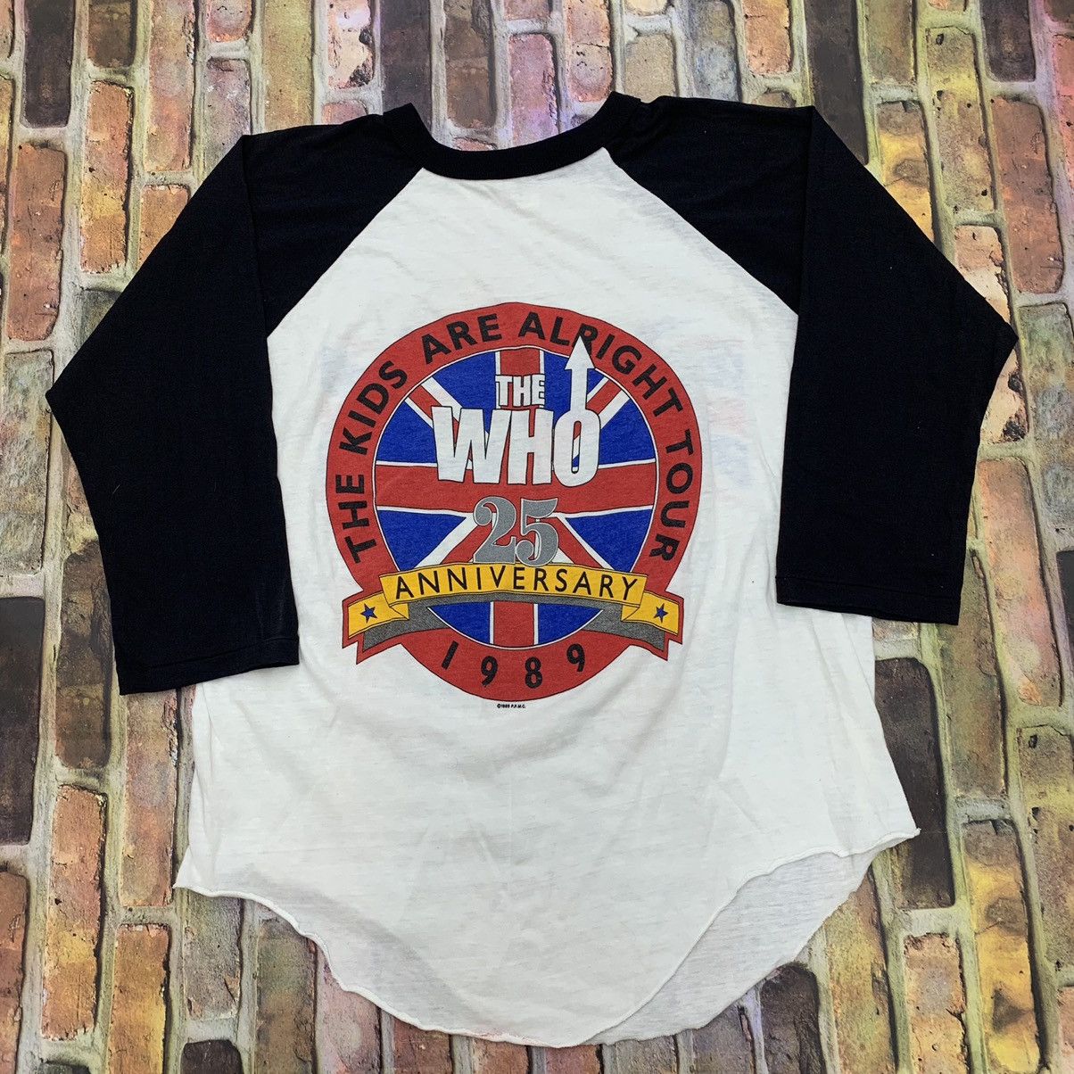 Band Tees × Vintage Vintage The Who raglan tee Size US XL / EU 56 / 4 - 1 Thumbnail